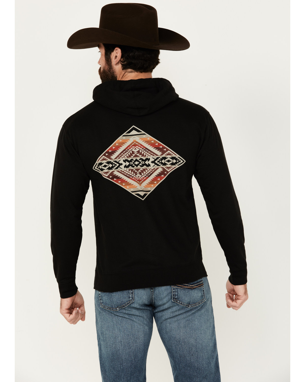 Pendleton Men's Boot Barn Exclusive Bridge Creek Diamond Hooded Sweatshirt