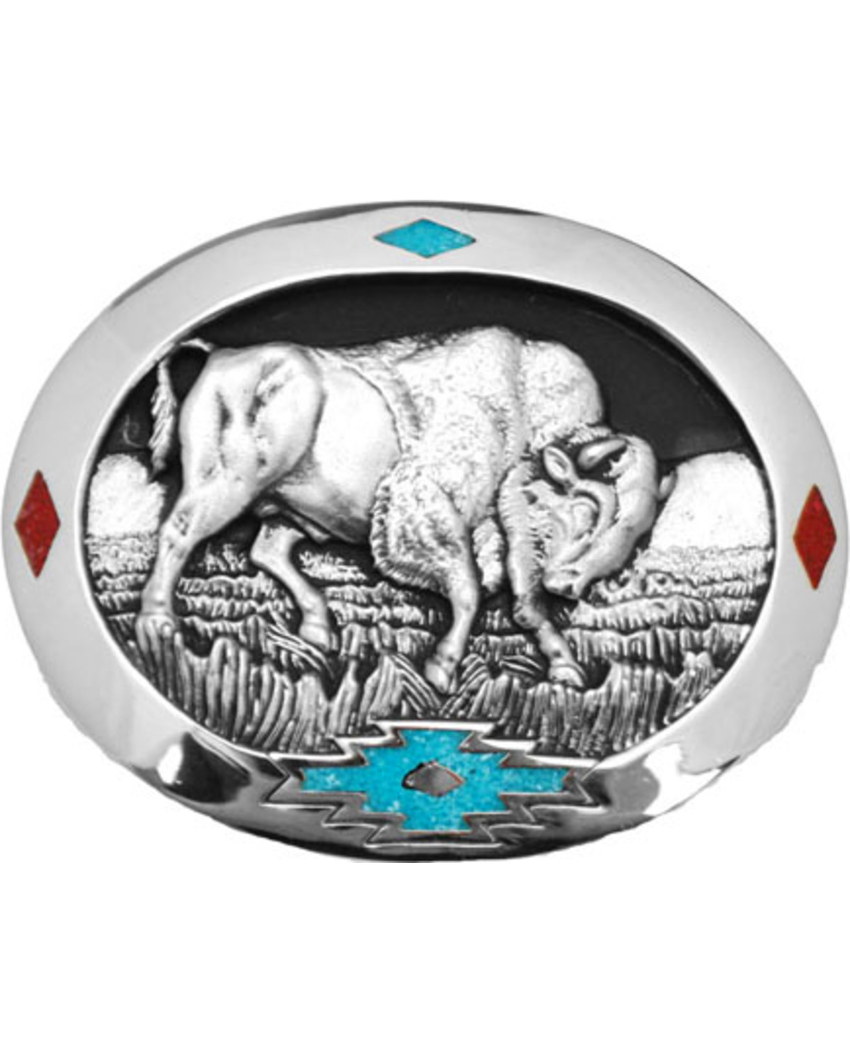 Silver bull belt