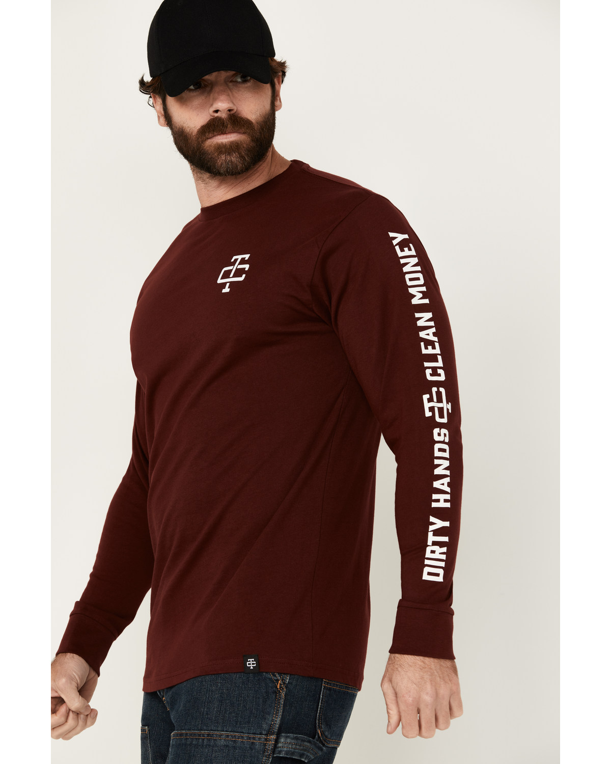 Troll Co Men's Grit Logo Long Sleeve Graphic Shirt
