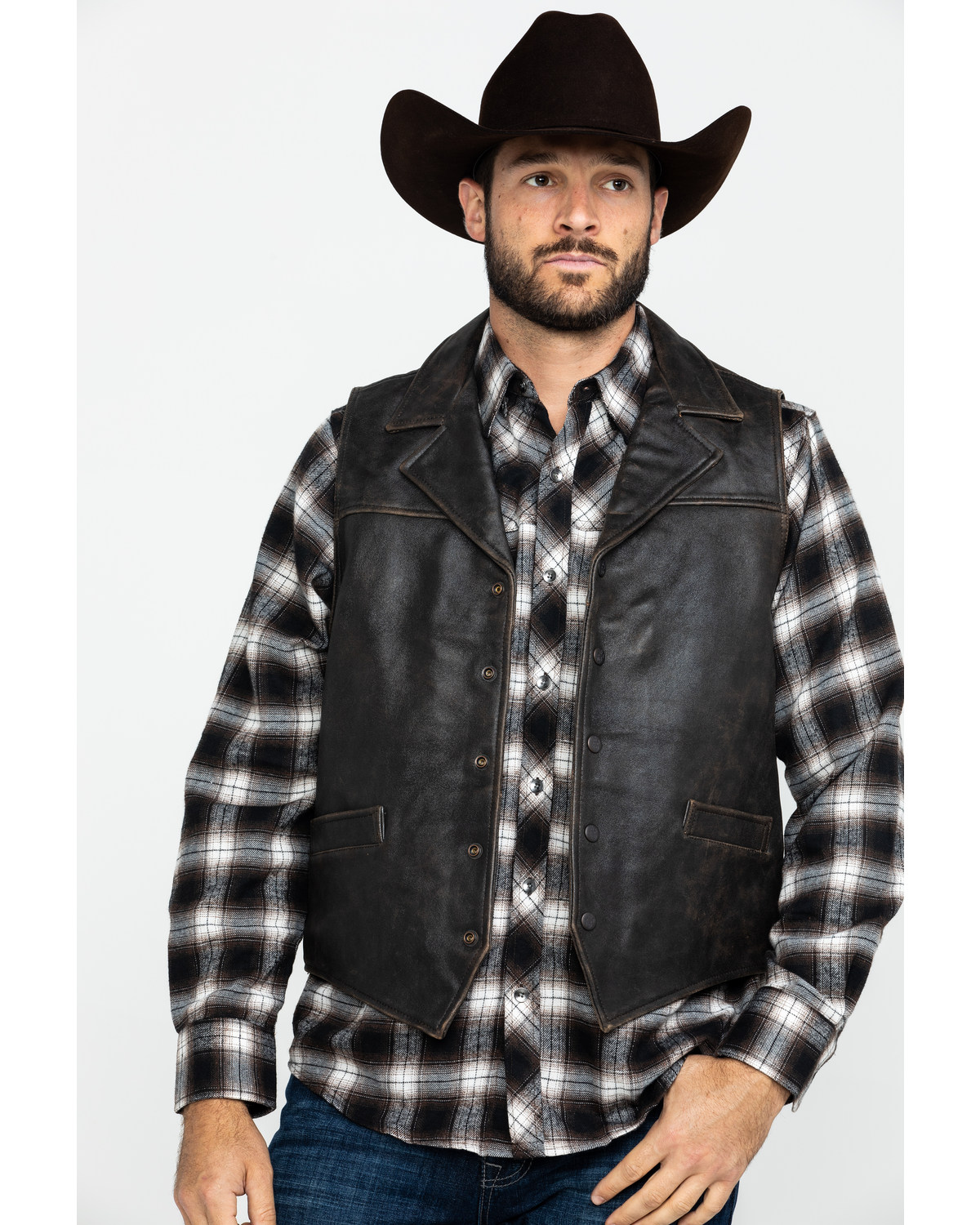 Outback Trading Co Men S Brown Chief Vest Boot Barn