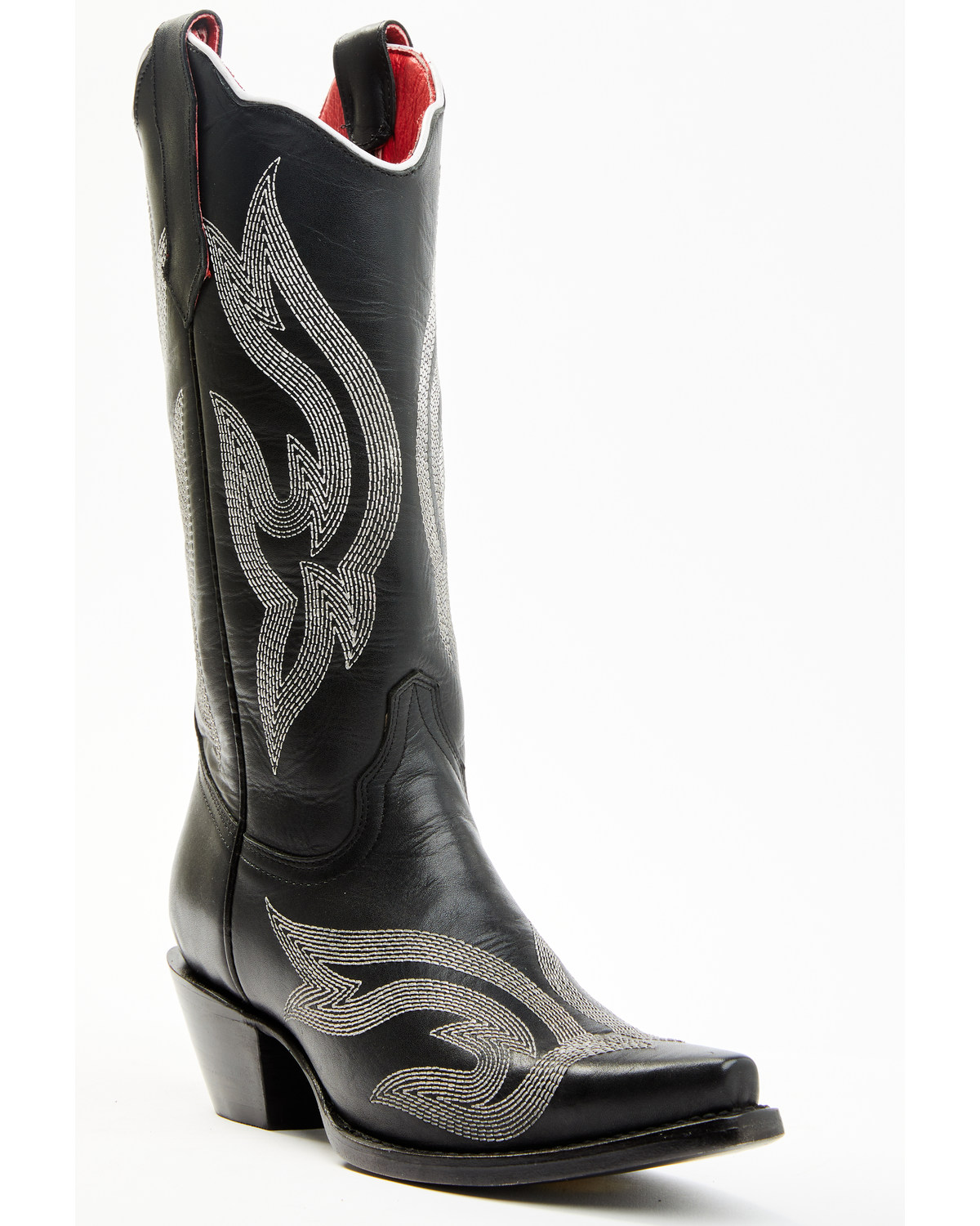 Planet Cowboy Women's Psychedelic Lines On The Highway Leather Western Boot - Snip Toe