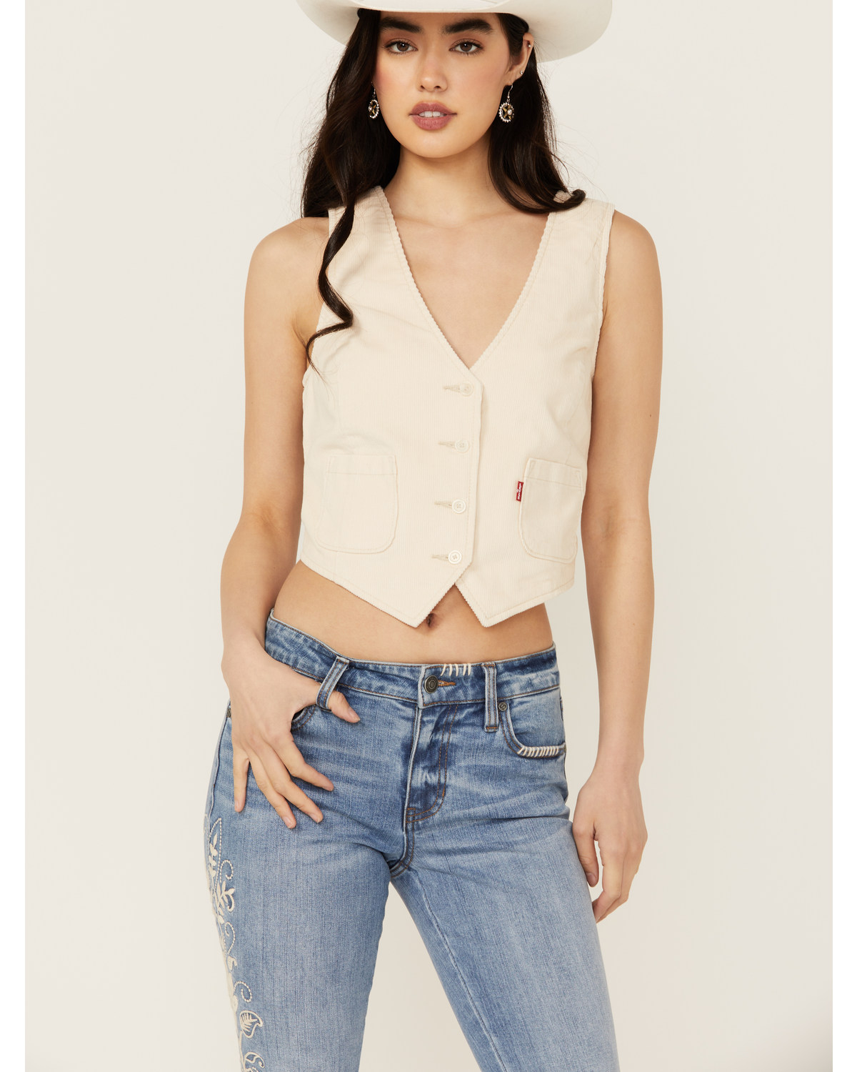 Levi's Women's Corduroy Tailored Vest