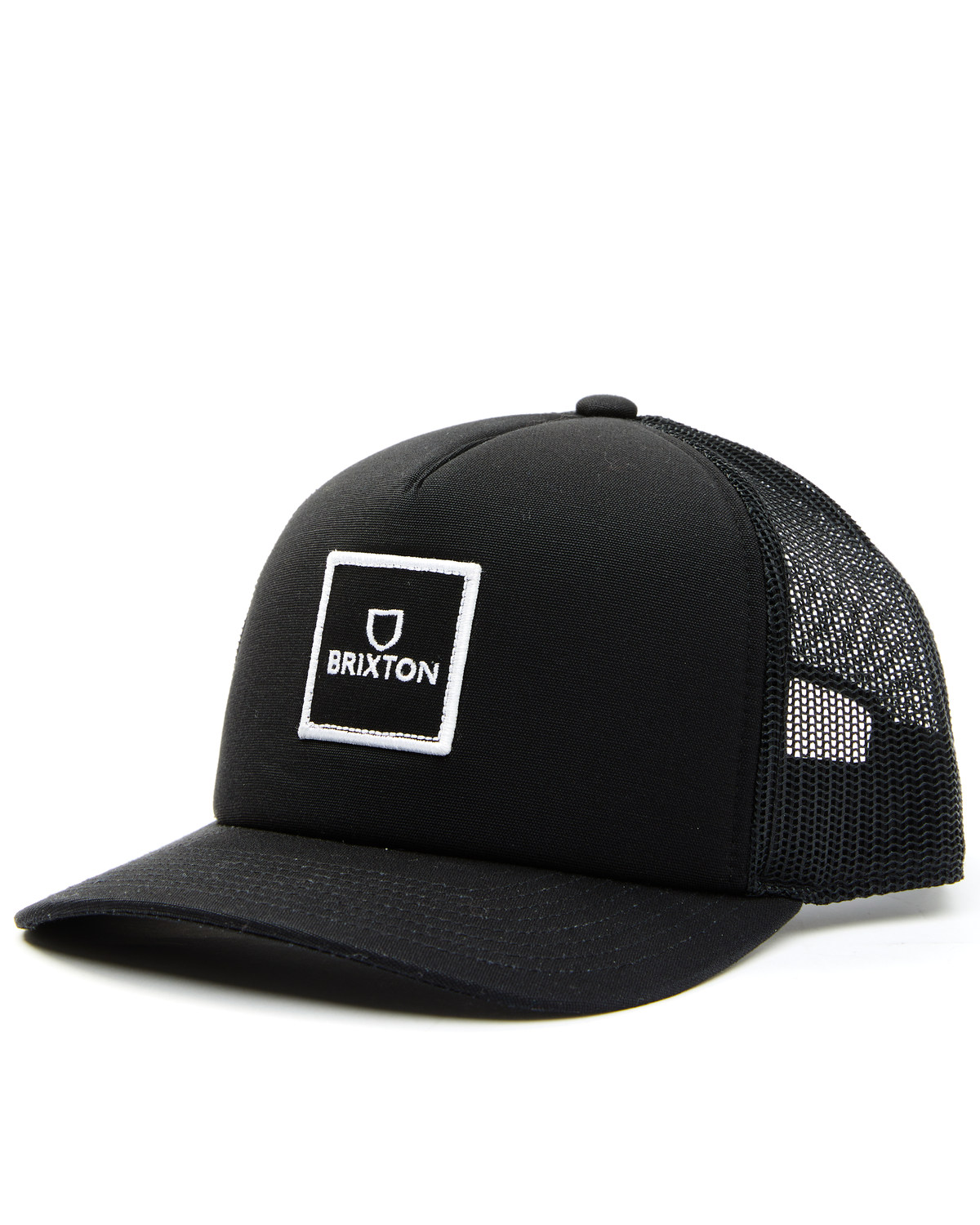 Brixton Men's Alpha Block Logo Patch Crossover MP Ball Cap