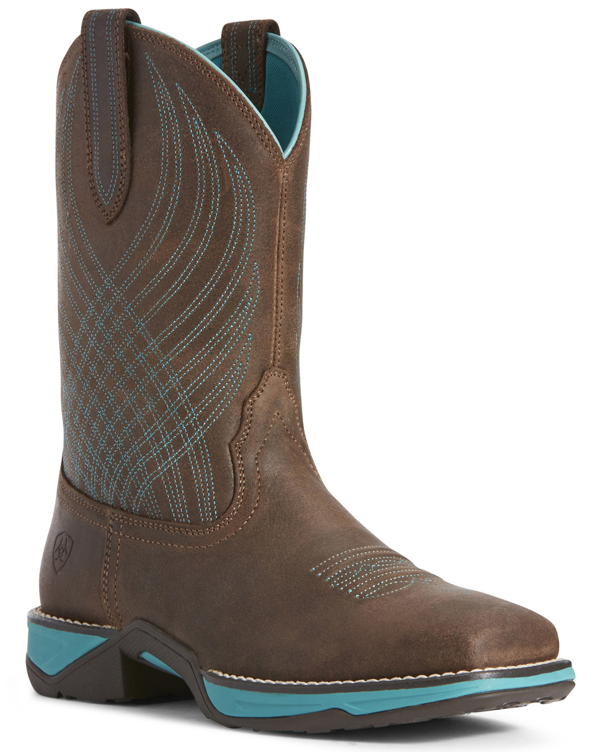 Ariat Women's Anthem Java Western Boots - Square Toe | Boot Barn