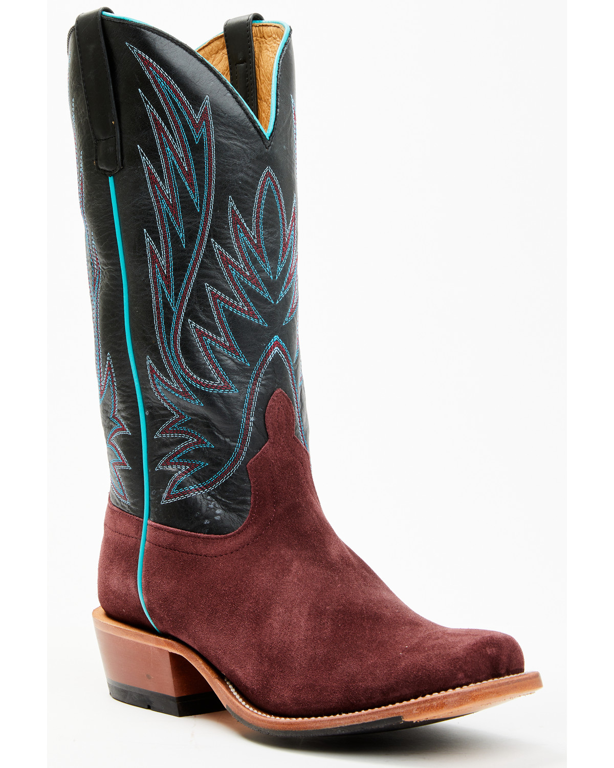 Horse Power Men's Suede Western Boots - Square Toe