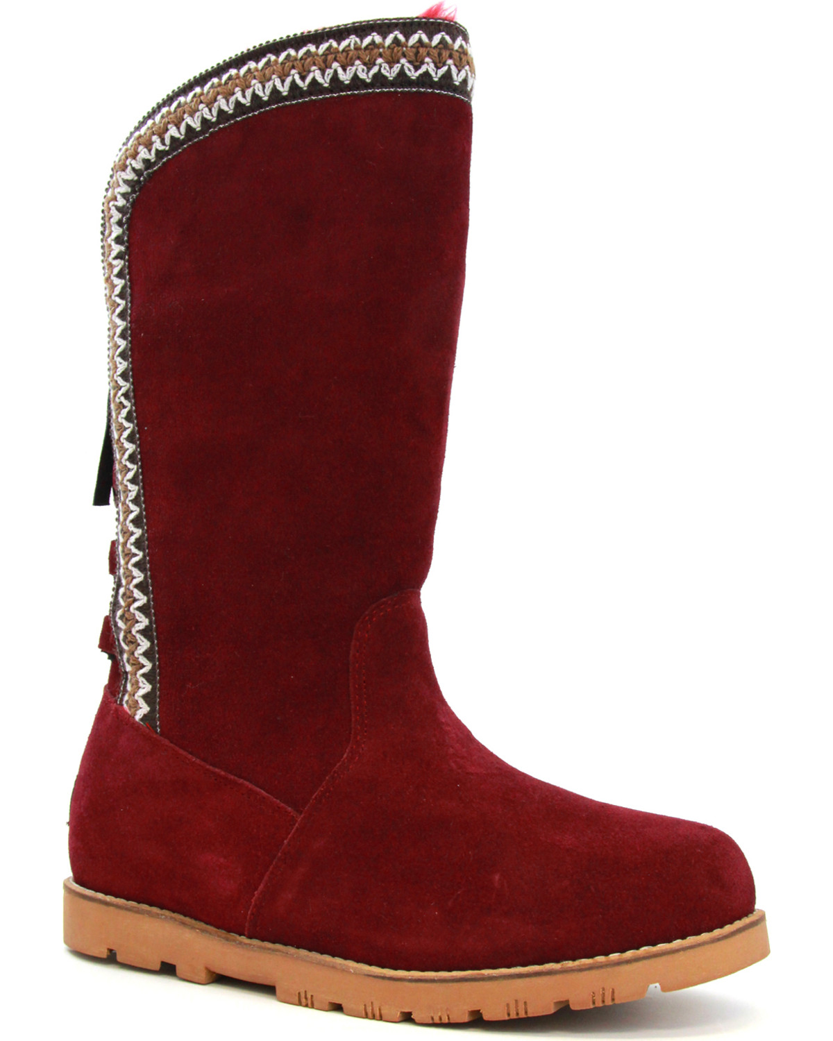 Lamo Women S Madelyn Suede Winter Boots Round Toe Boot Barn