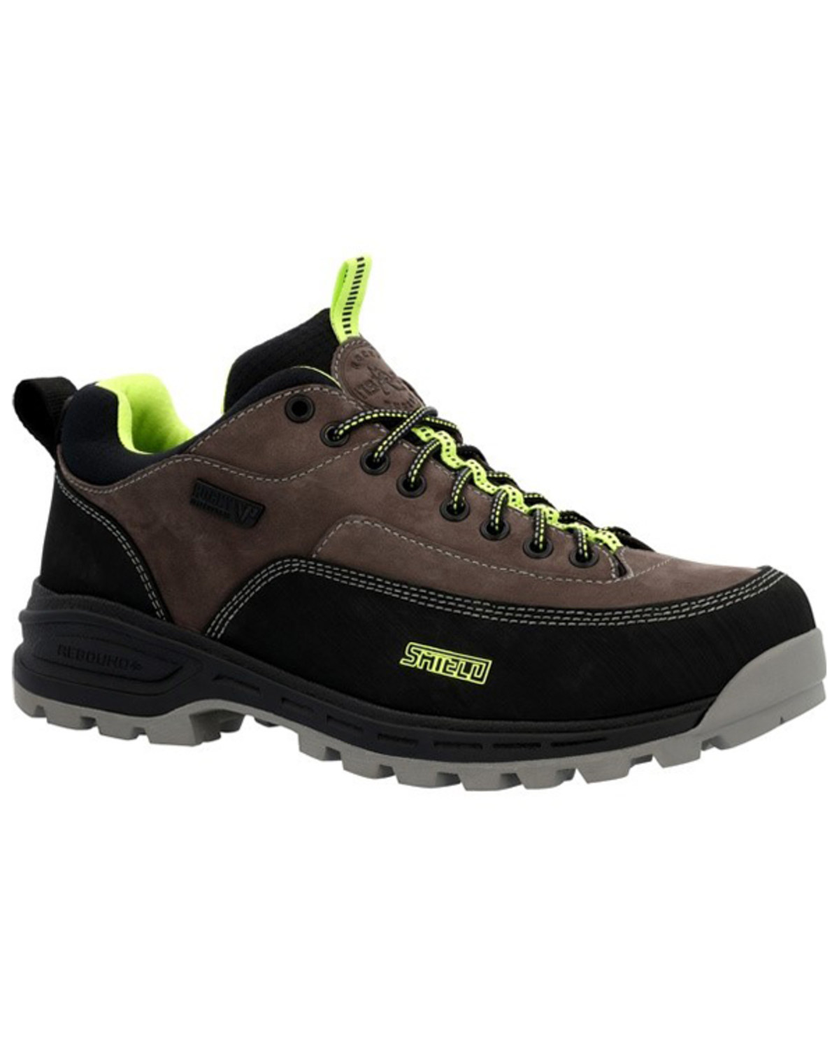 Rocky Men's Mountain Stalker Pro Waterproof Lace-Up Hiking Work Oxford Shoe - Round Toe
