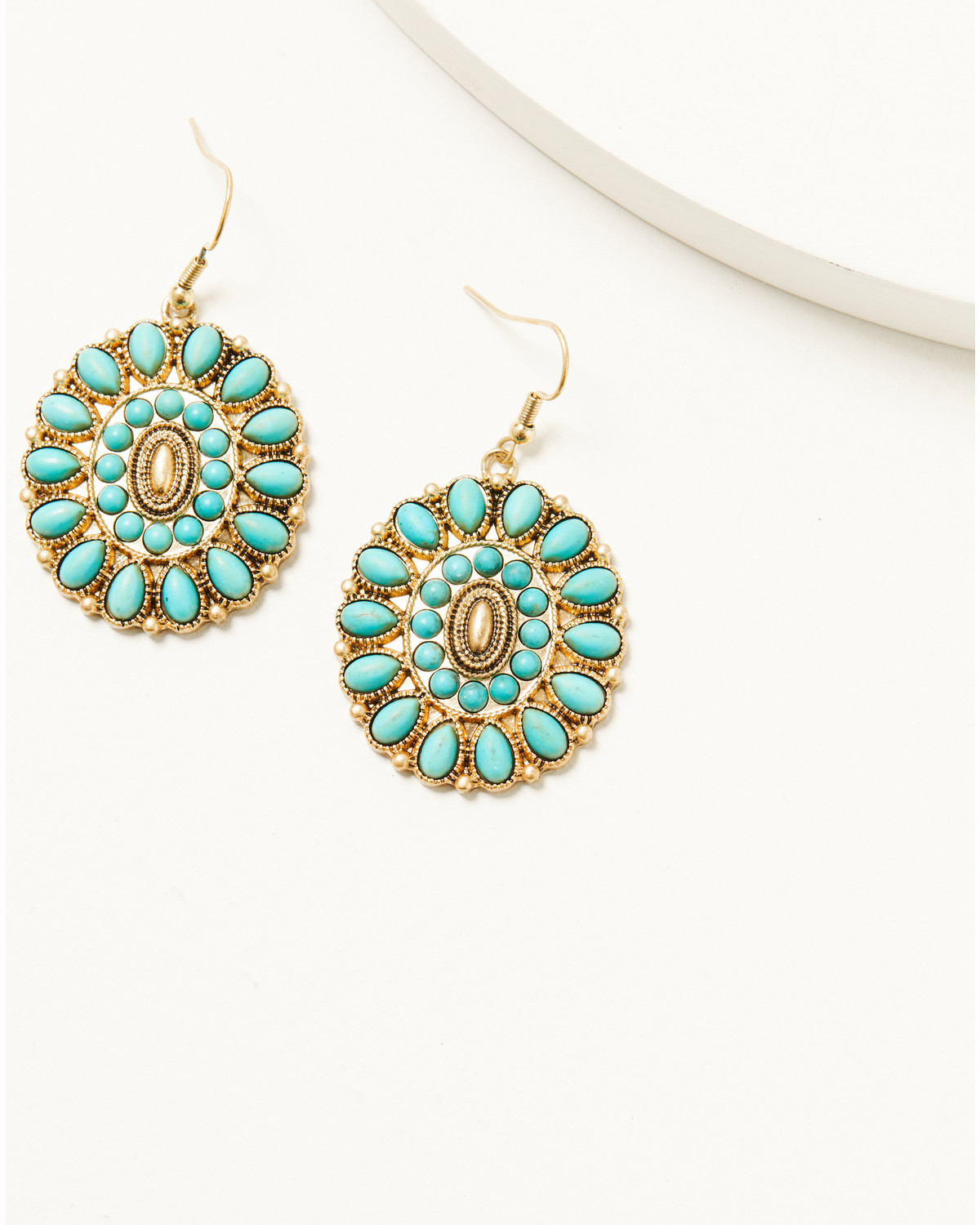 Shyanne Women's Summer Solstice Concho Statement Earrings