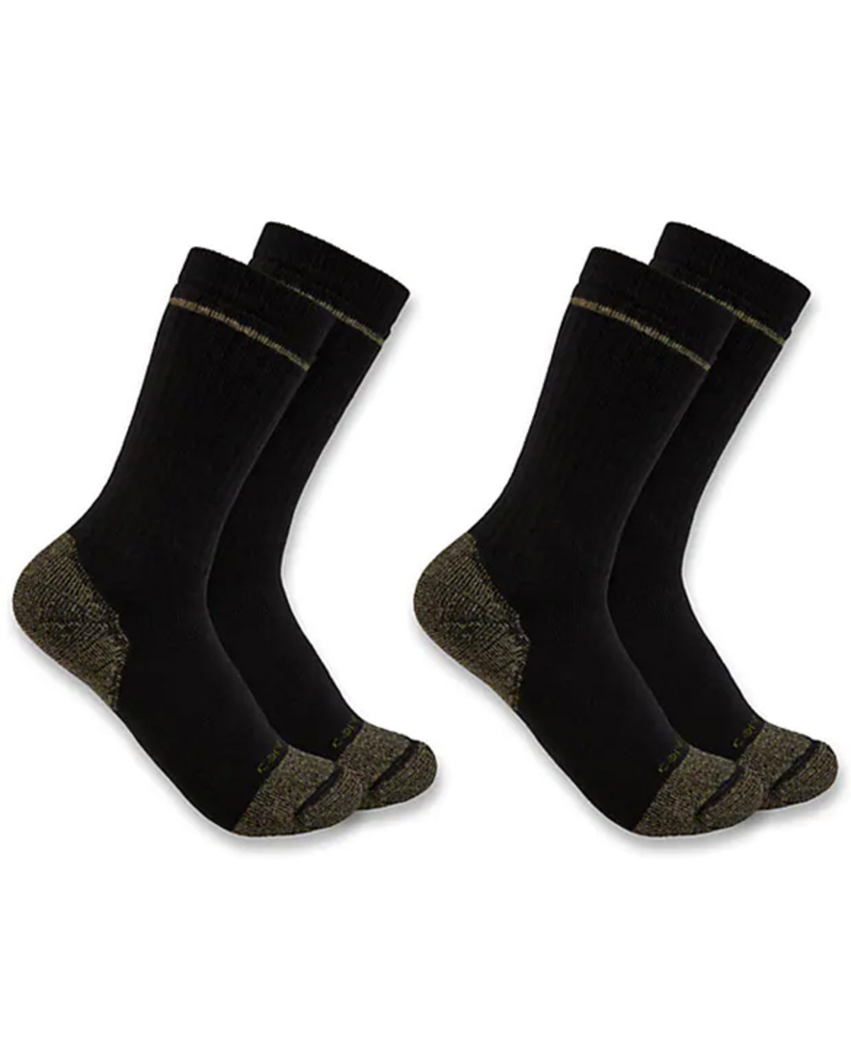 Carhartt Men's Midweight Steel Toe Boot Socks - 2-Pack