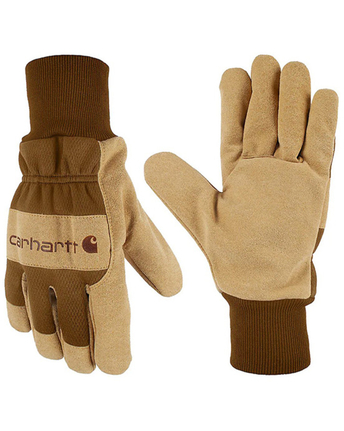 Carhartt Men's Synthetic Suede Knit Cuff Gloves