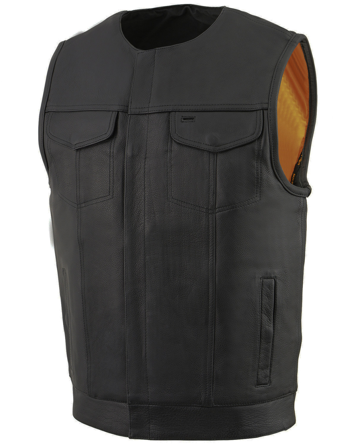 Milwaukee Leather Men's Cool-Tec Concealed Carry Motorcycle Club Style Vest