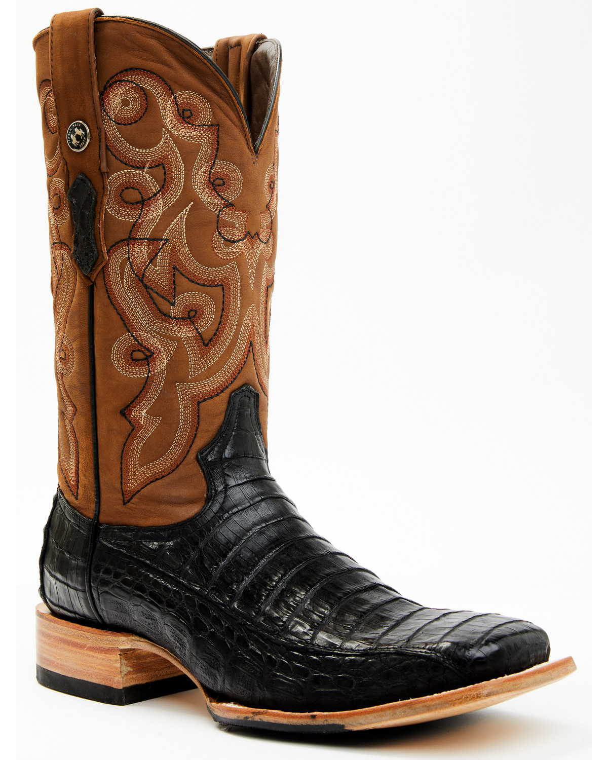 Tanner Mark Men's Exotic Caiman Belly Western Boots