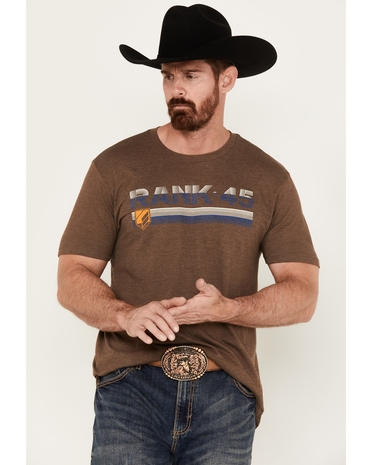 RANK 45® Men's Logo Short Sleeve Graphic T-shirt