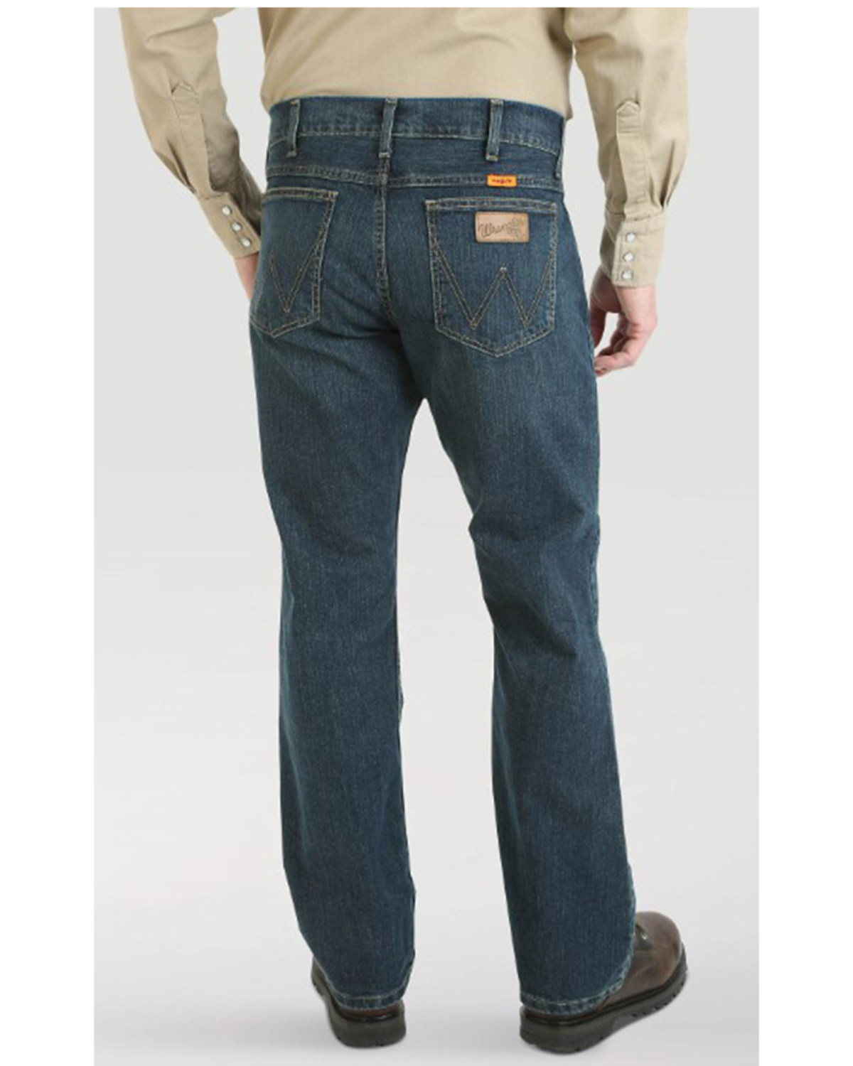 Wrangler Retro Men's FR Memphis Dark Wash Slim Bootcut Jeans