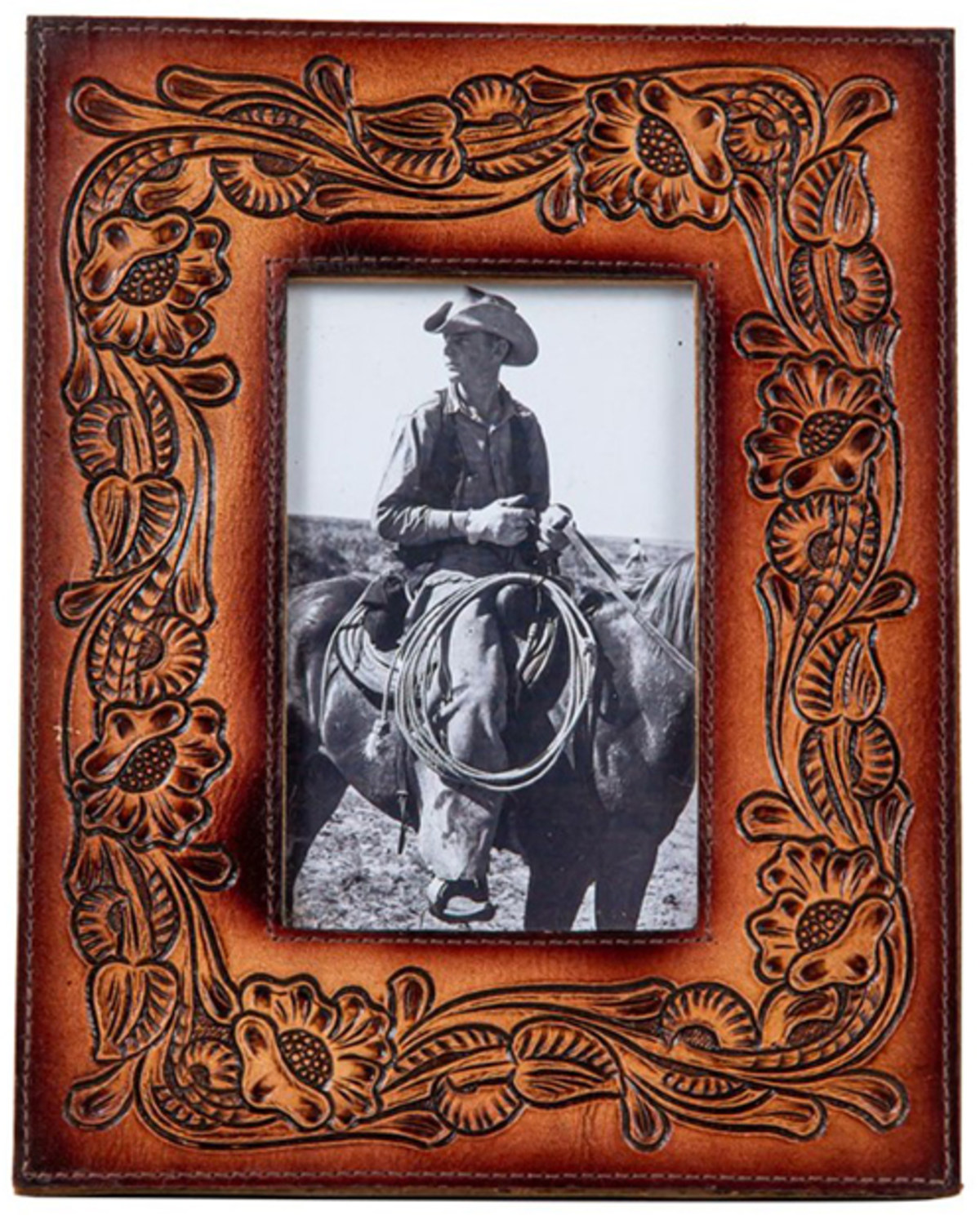 Myra Bag This Moment in Time Hand Tooled Photo Frame