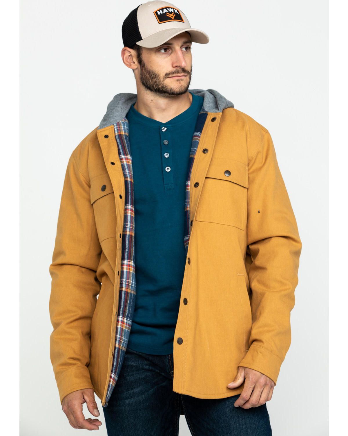 canvas jacket flannel lined