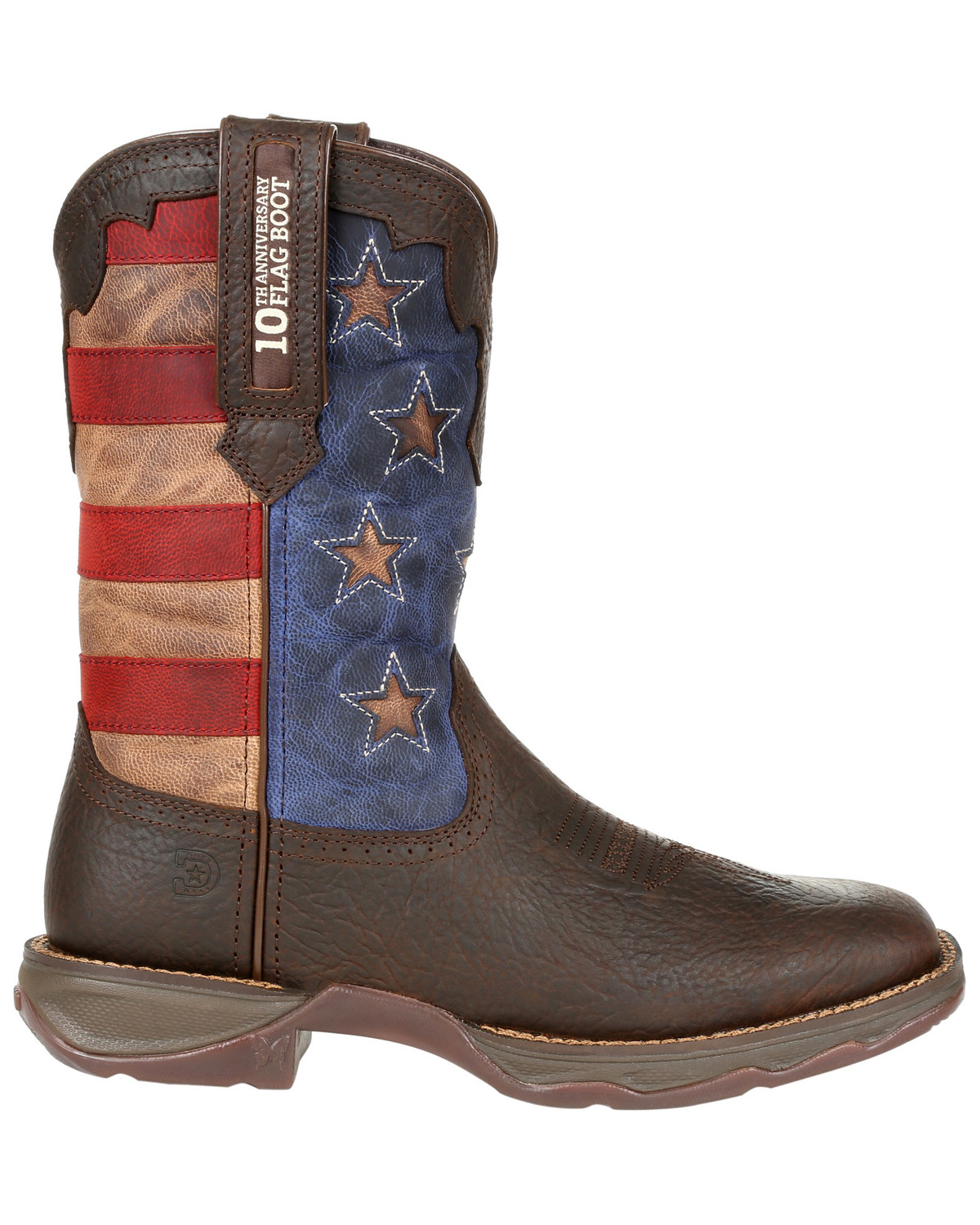 Durango Women's Red, White, & Blue Western Boots - Square Toe | Boot Barn