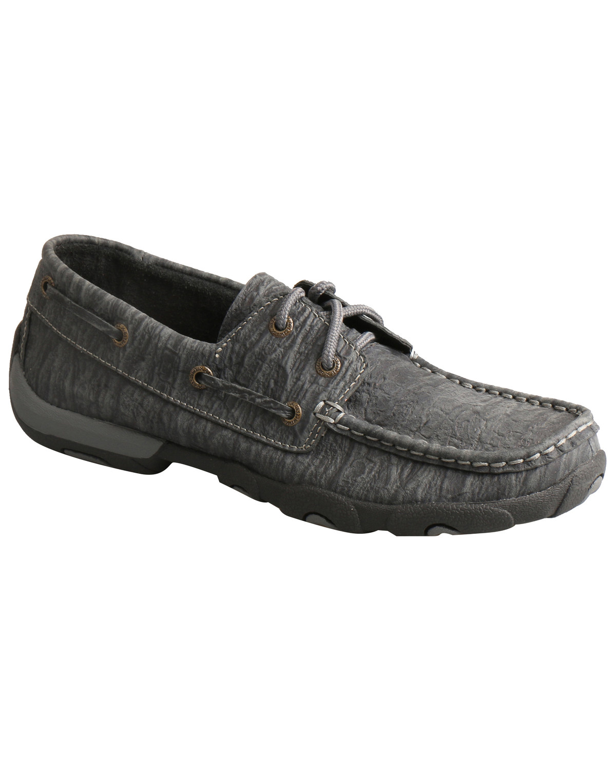 gray moccasin shoes