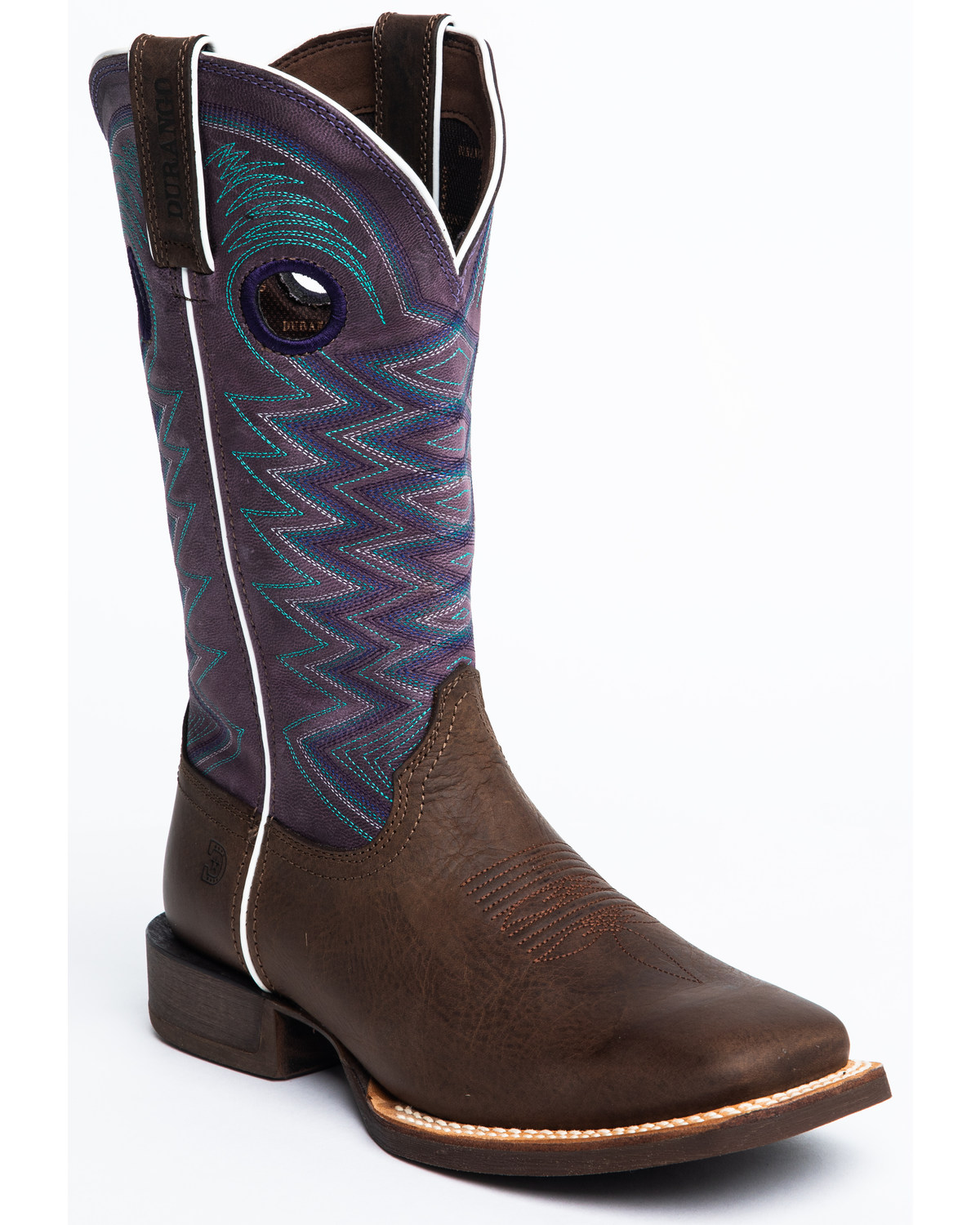 Durango Women's Lady Rebel Amethyst Western Performance Boots - Broad Square Toe