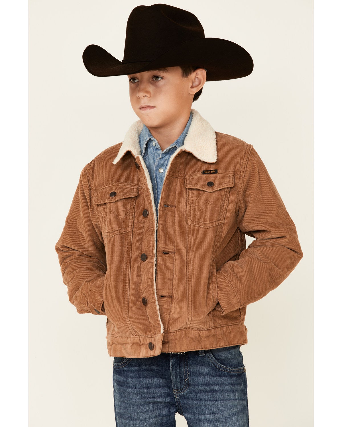 Wrangler Boys' Prairie Sherpa-Lined 