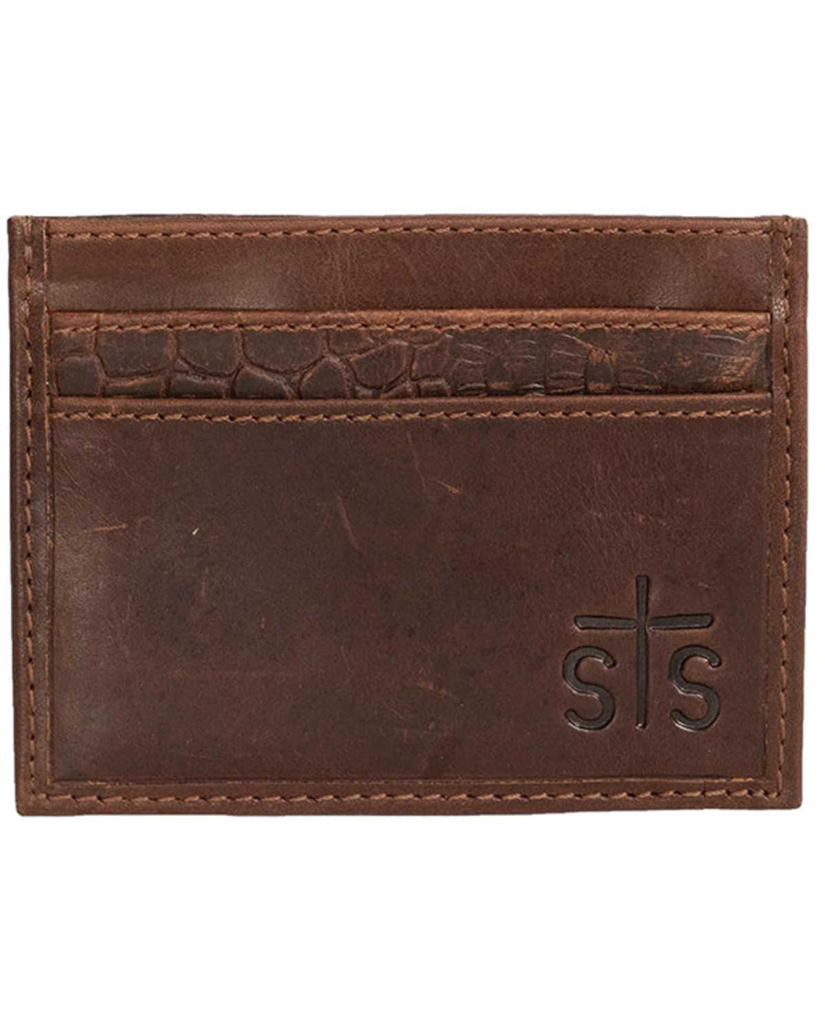 STS Ranchwear by Carroll Men's Croc Card Wallet