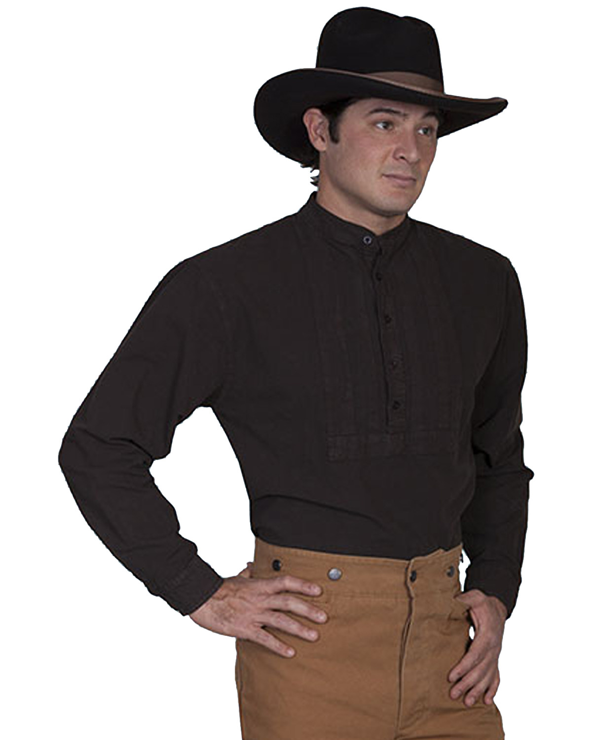 Rangewear by Scully Pleated Inset Bib Shirt - Big & Tall