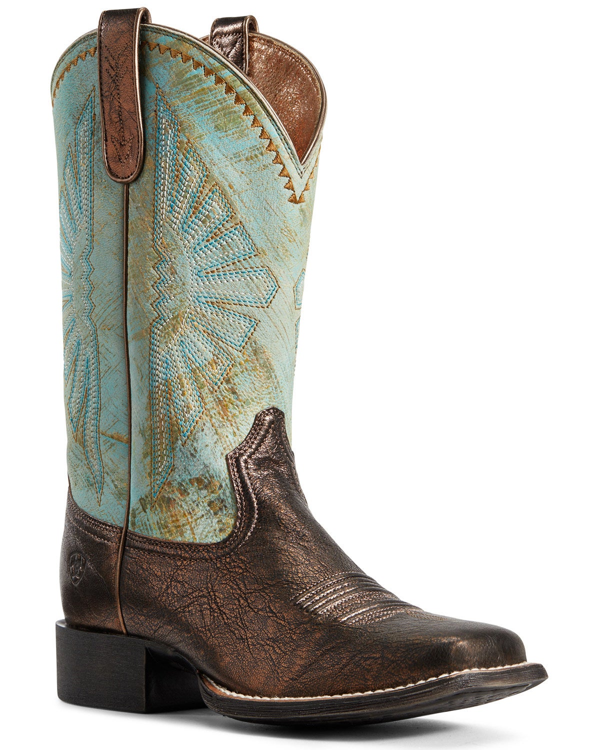snake square toe boots