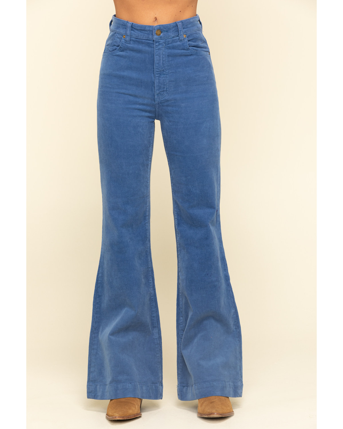 Rolla's Women's French Blue Corduroy Jeans | Boot Barn