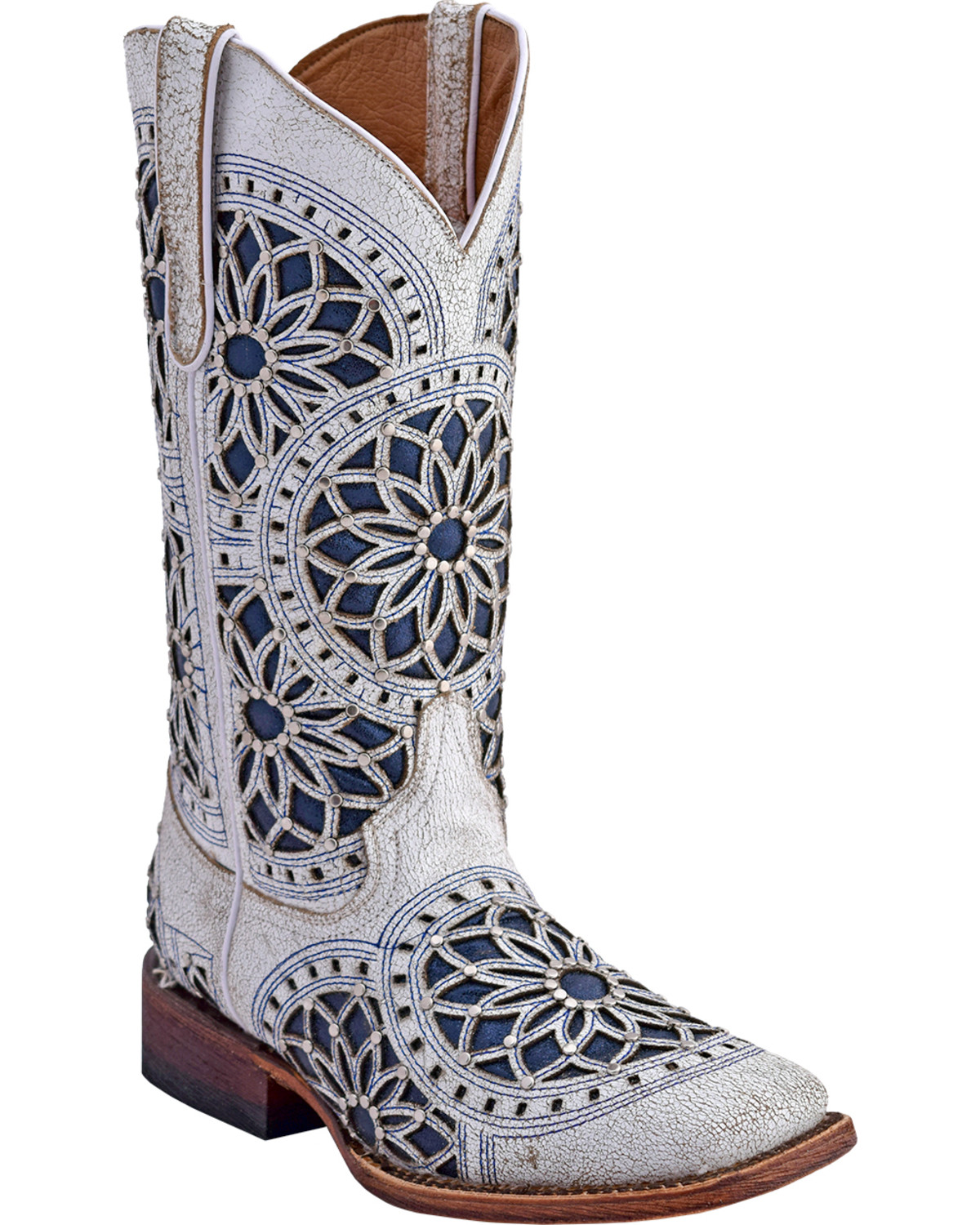ferrini women's square toe boots