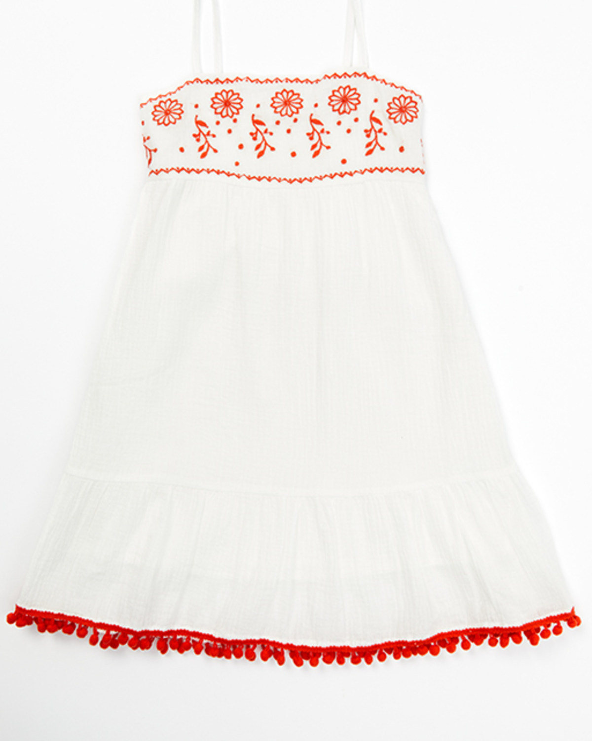 Yura Girls' Maxi Embroidered Western Dress