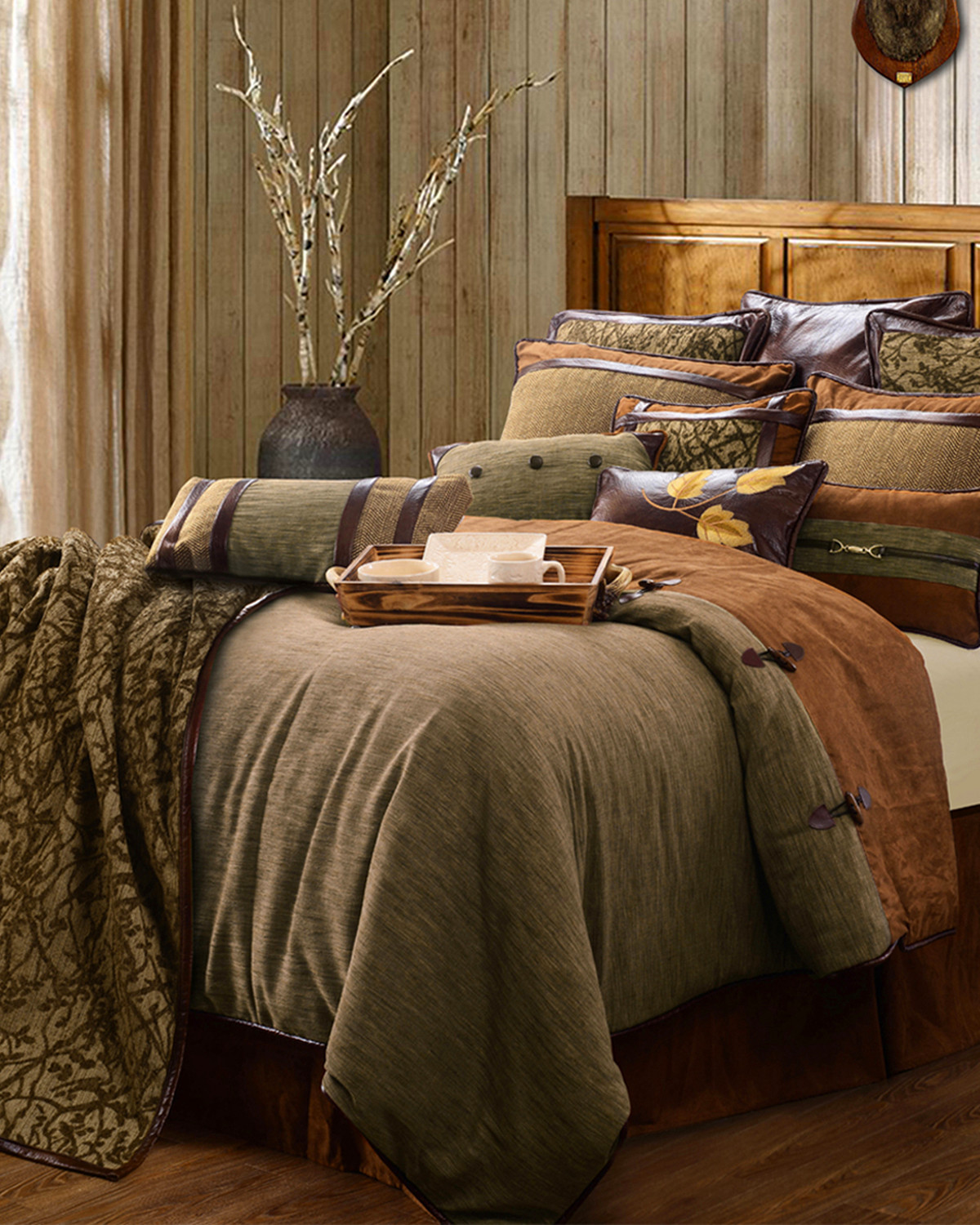 HiEnd Accents Highland Lodge Comforter Set - 5 Piece