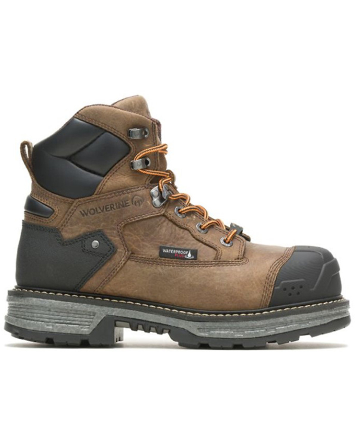 Wolverine Men's Hellcat UltraSpring Heavy Duty 6" Lace-Up Work Boots - Composite Toe
