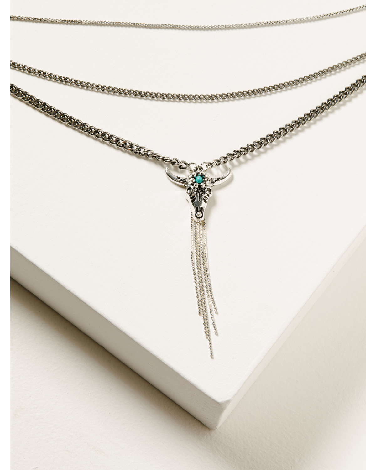 Shyanne Women's Multi-Layered Steer Head Necklace