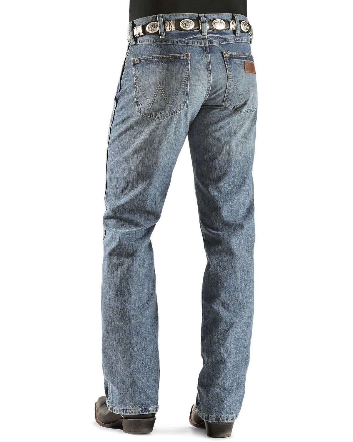 wrangler premium patch jeans