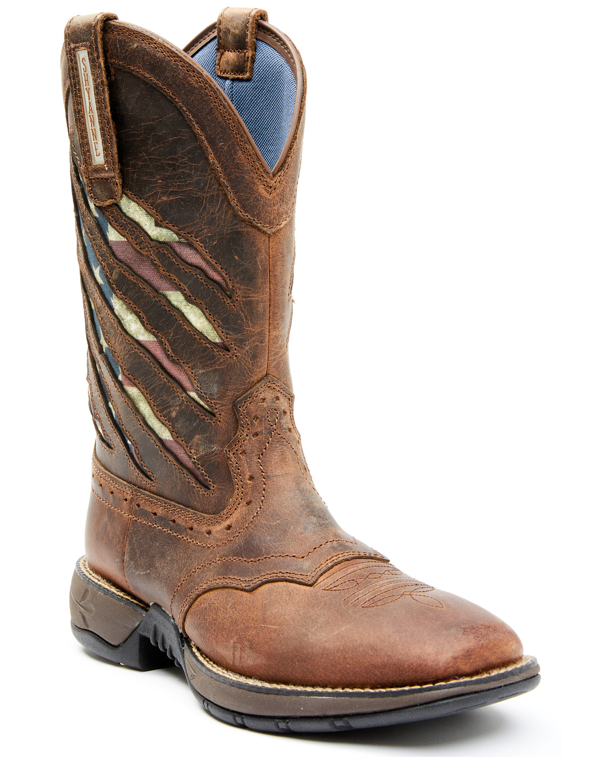 Shyanne Women's Xero Gravity Lite Flag Western Performance Boots - Broad Square Toe