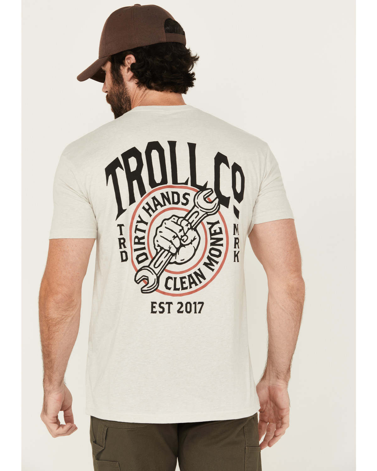 Troll Co Men's DHCM Wrencher Short Sleeve Graphic T-Shirt