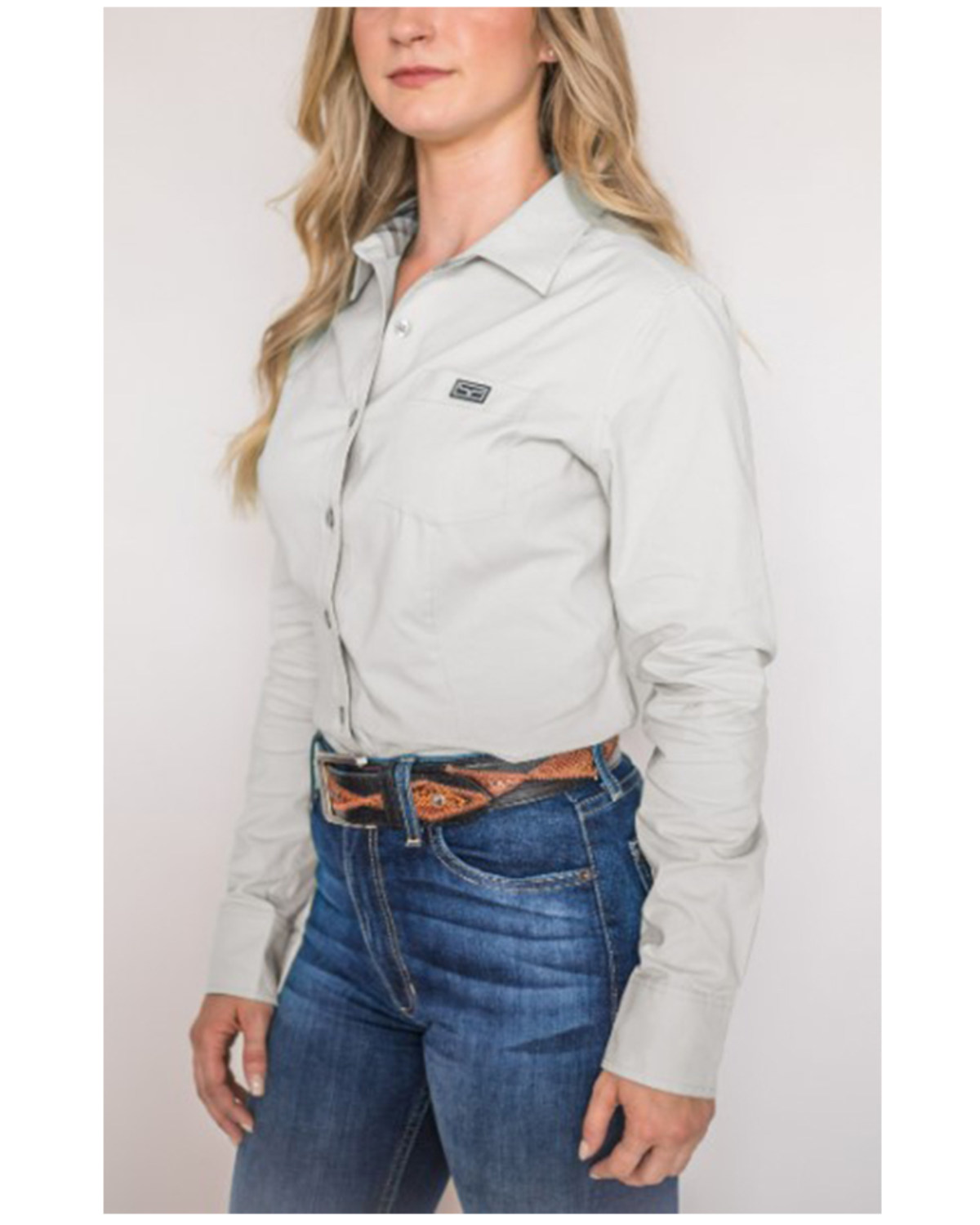 Kimes Ranch Women's Coolmax Linville Long Sleeve Button Down Shirt