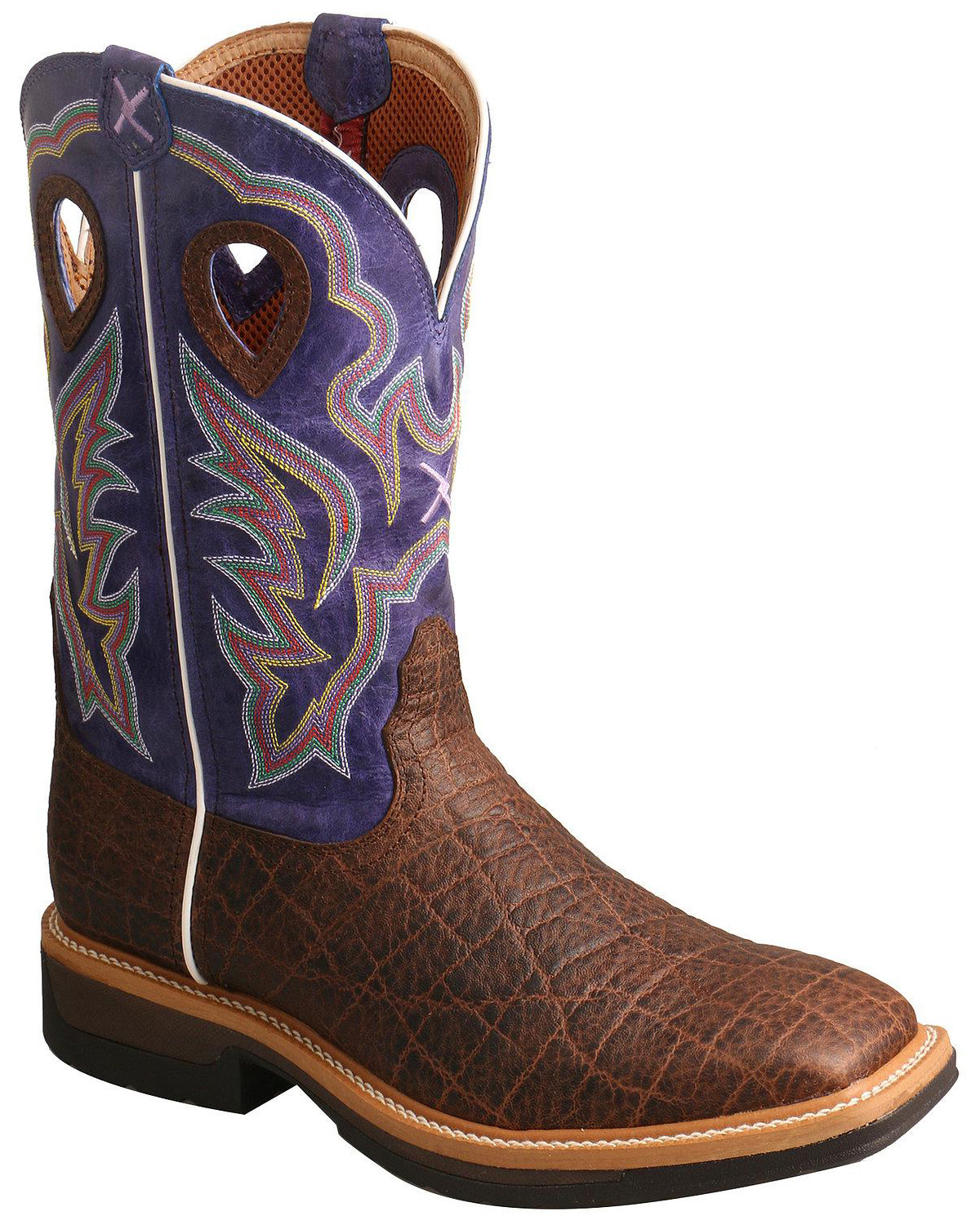 elephant square toe boots