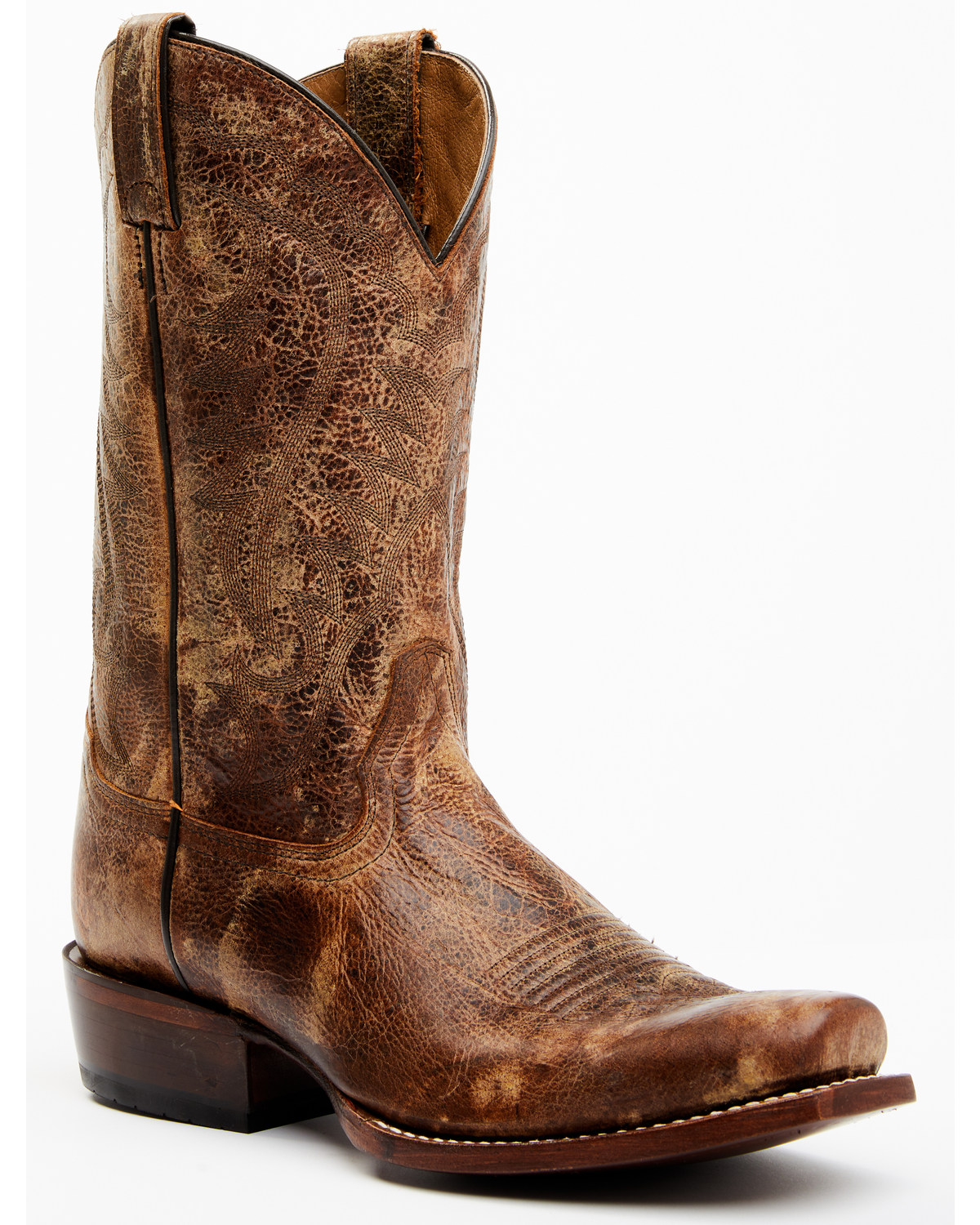 Moonshine Spirit Men's Distressed Western Boots - Square Toe