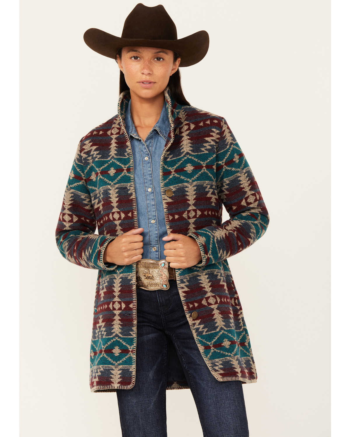 Outback Trading Co Women's Southwestern Print Moree Jacket