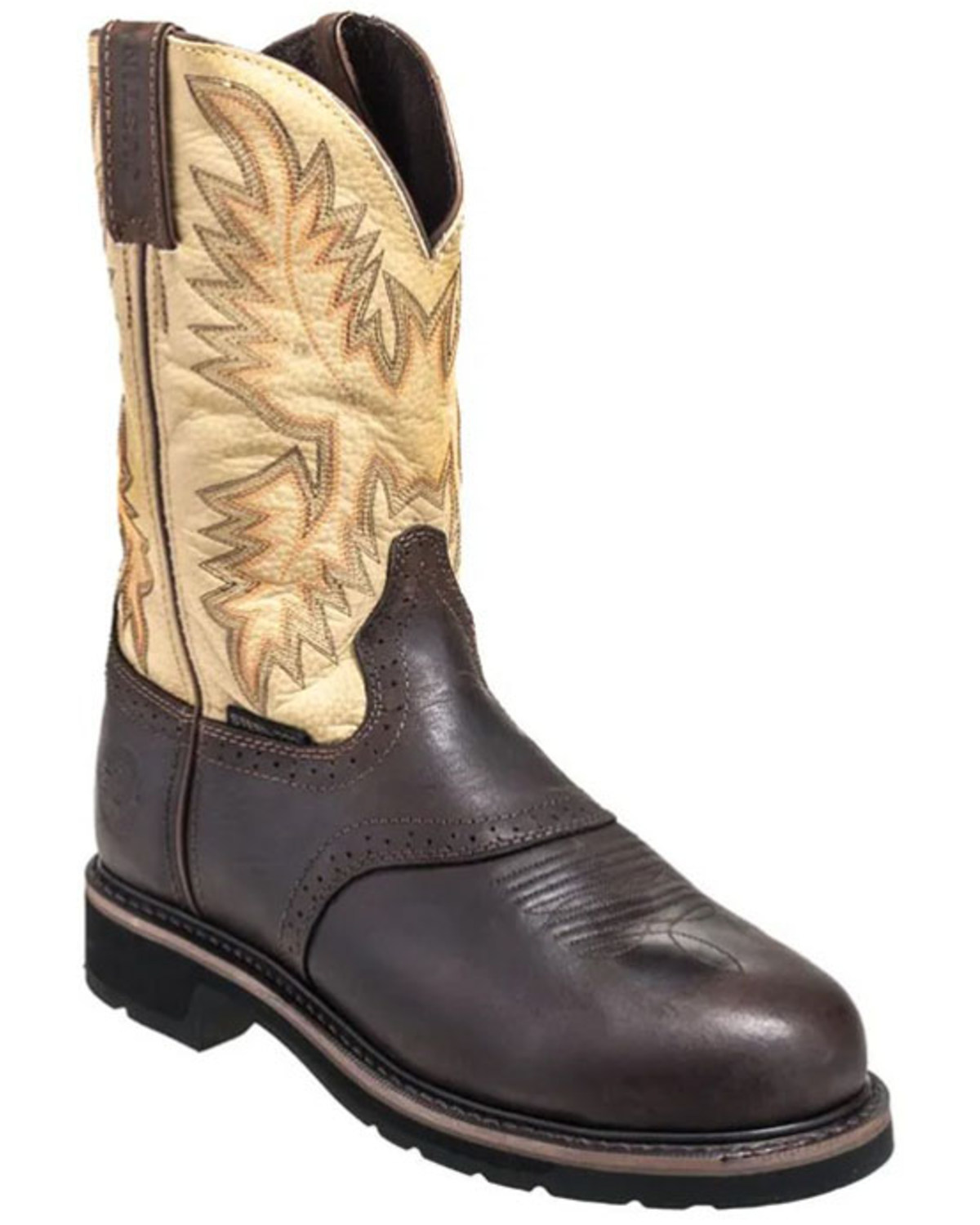 Justin Men's Superintendent Western Work Boots - Steel Toe