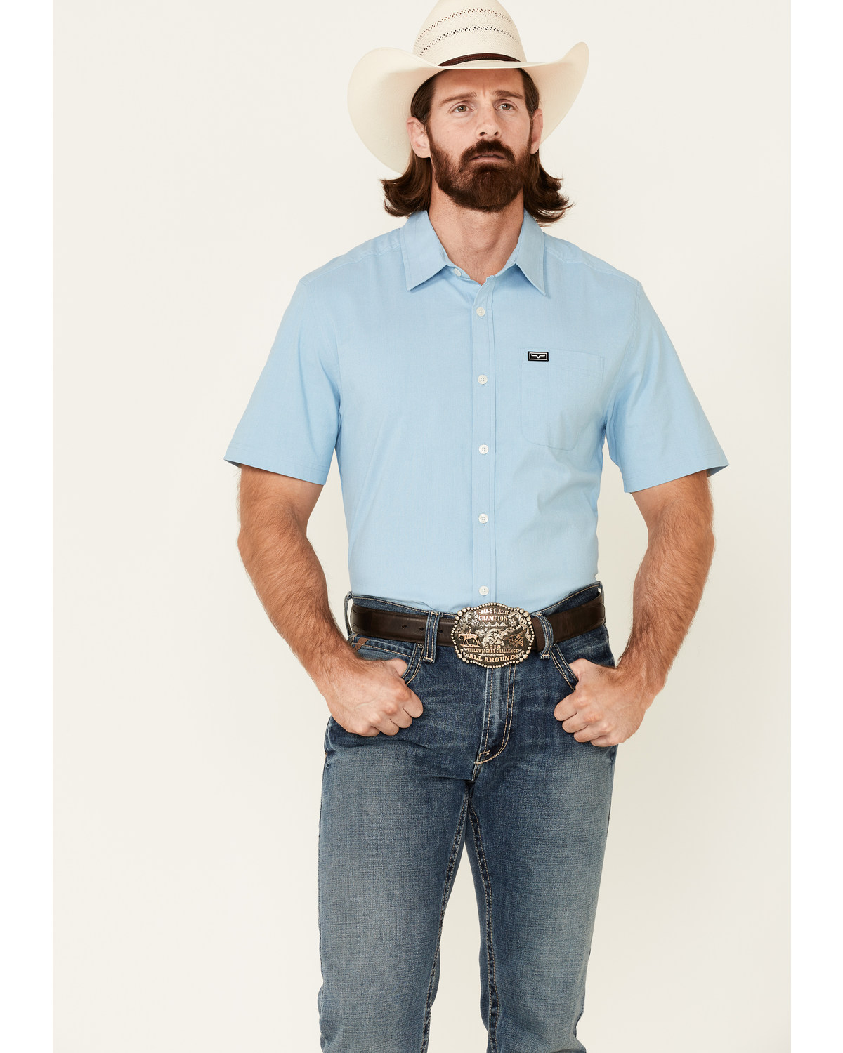 Kimes Ranch Men's Linville Coolmax Short Sleeve Button Down Western Shirt
