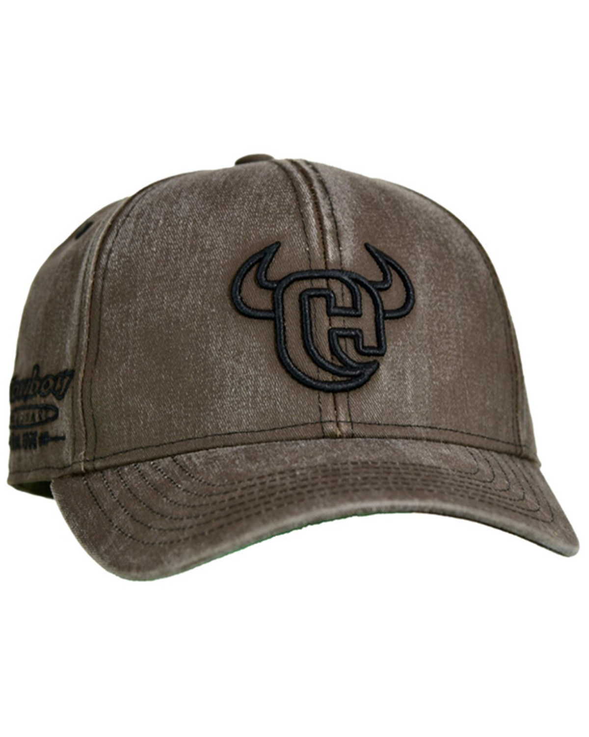 Cowboy Hardware Men's Brown Washed Logo Ball Cap