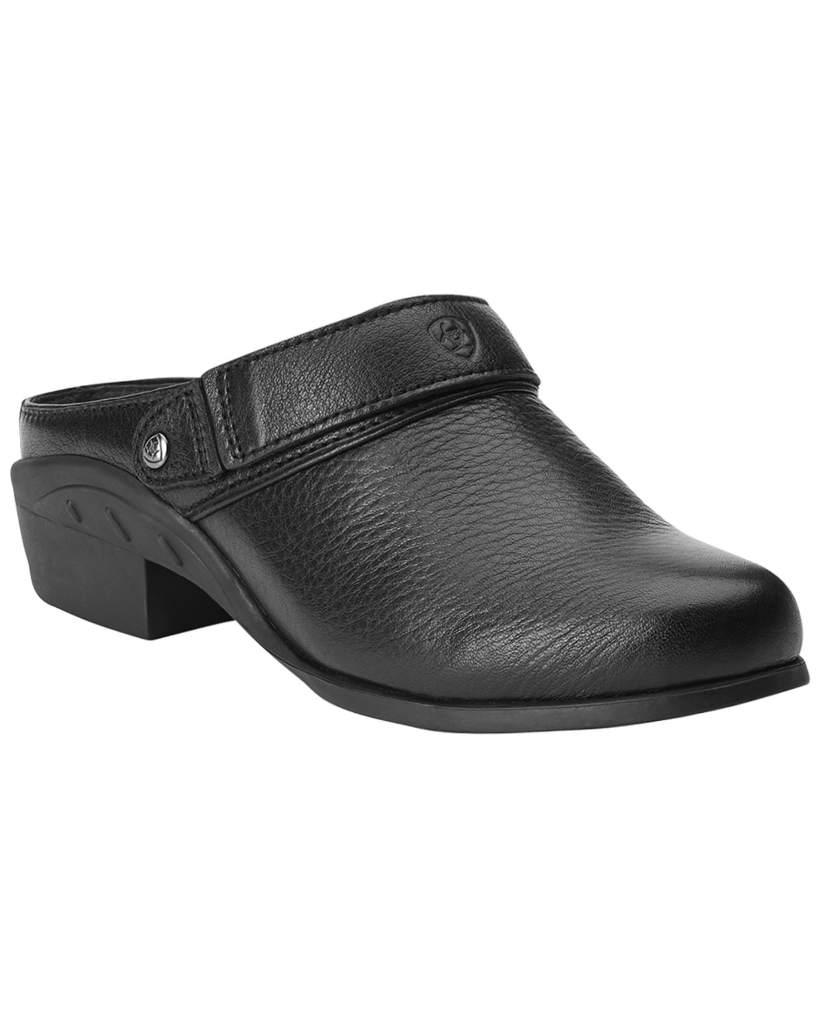 womens black mules