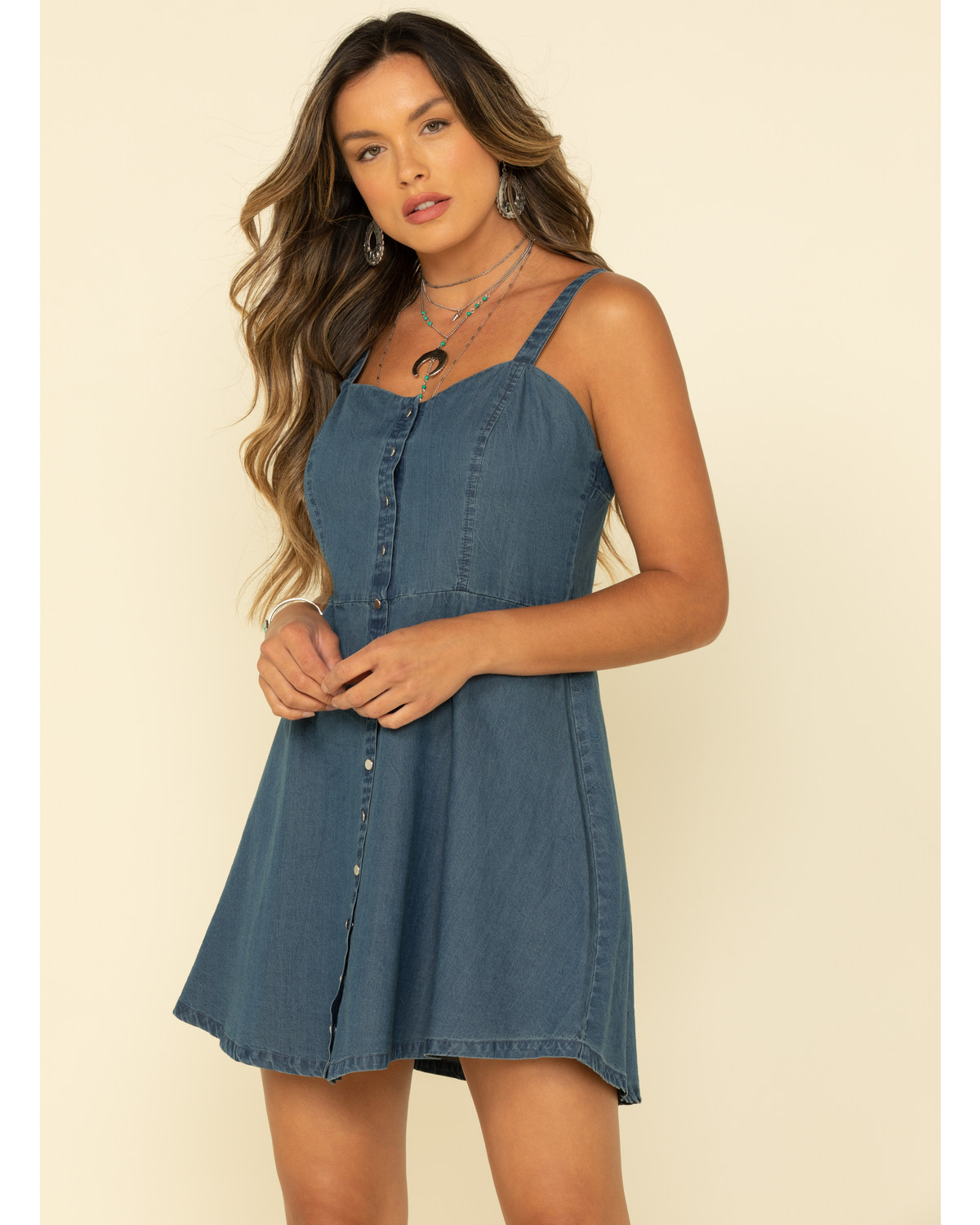 denim dress blue