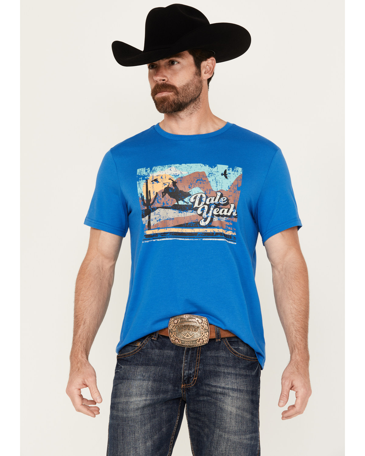 Panhandle Men's Dale Yeah Scenic Short Sleeve Graphic T-Shirt