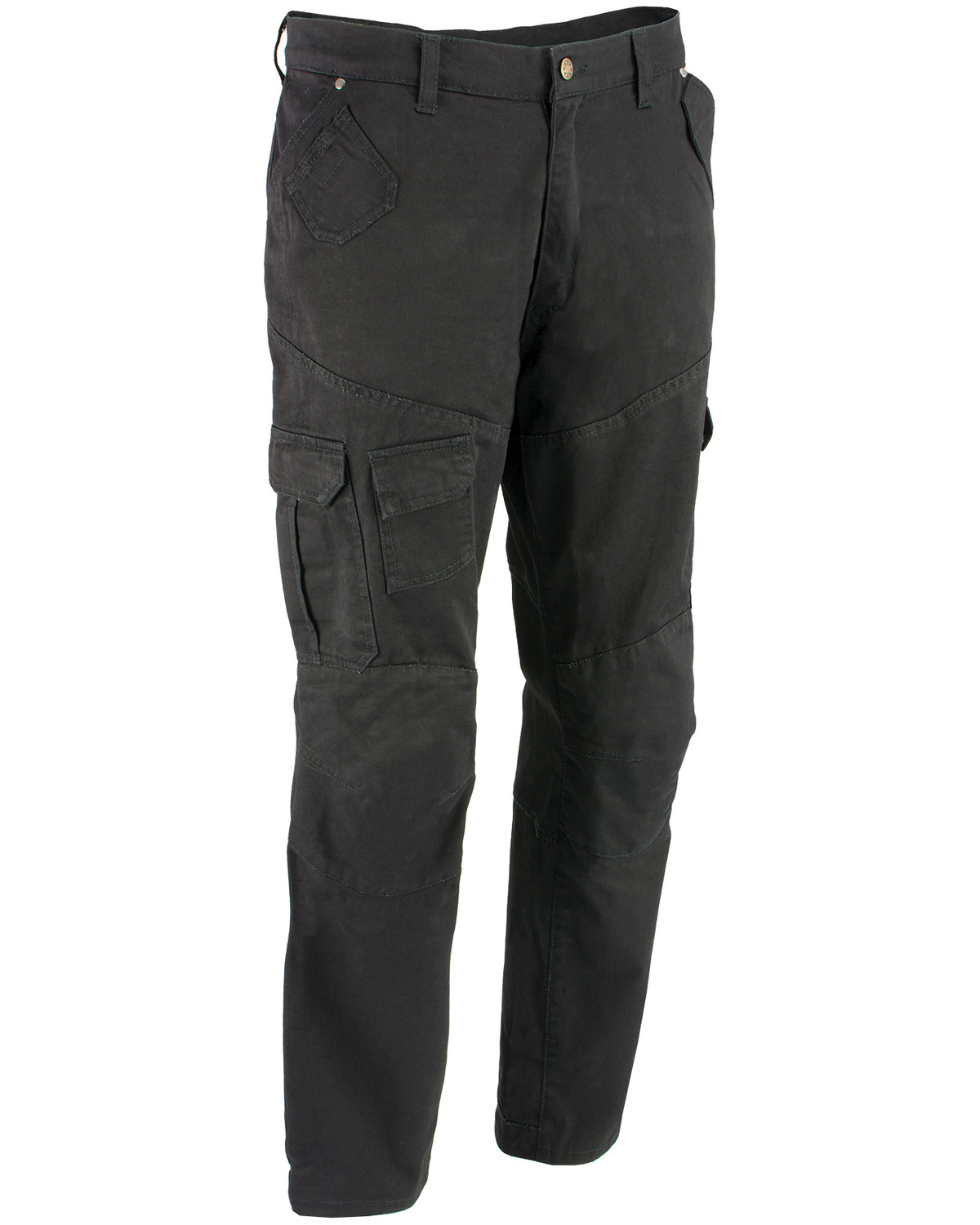 Milwaukee Performance Men's 34" Aramid Reinforced Black Cargo Jeans - Big