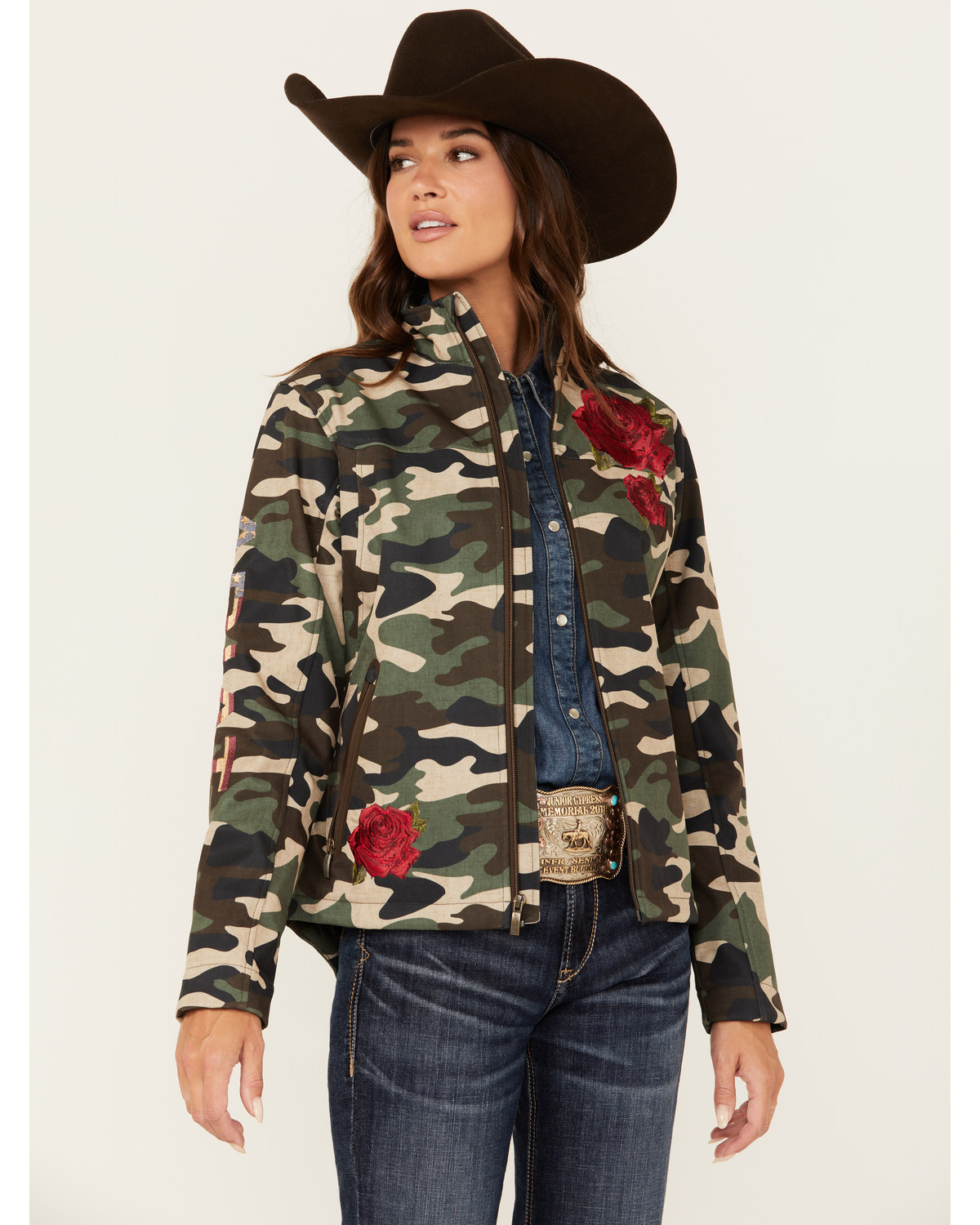 Ariat X Rodeo Quincy Women's Multi Team Camo Softshell