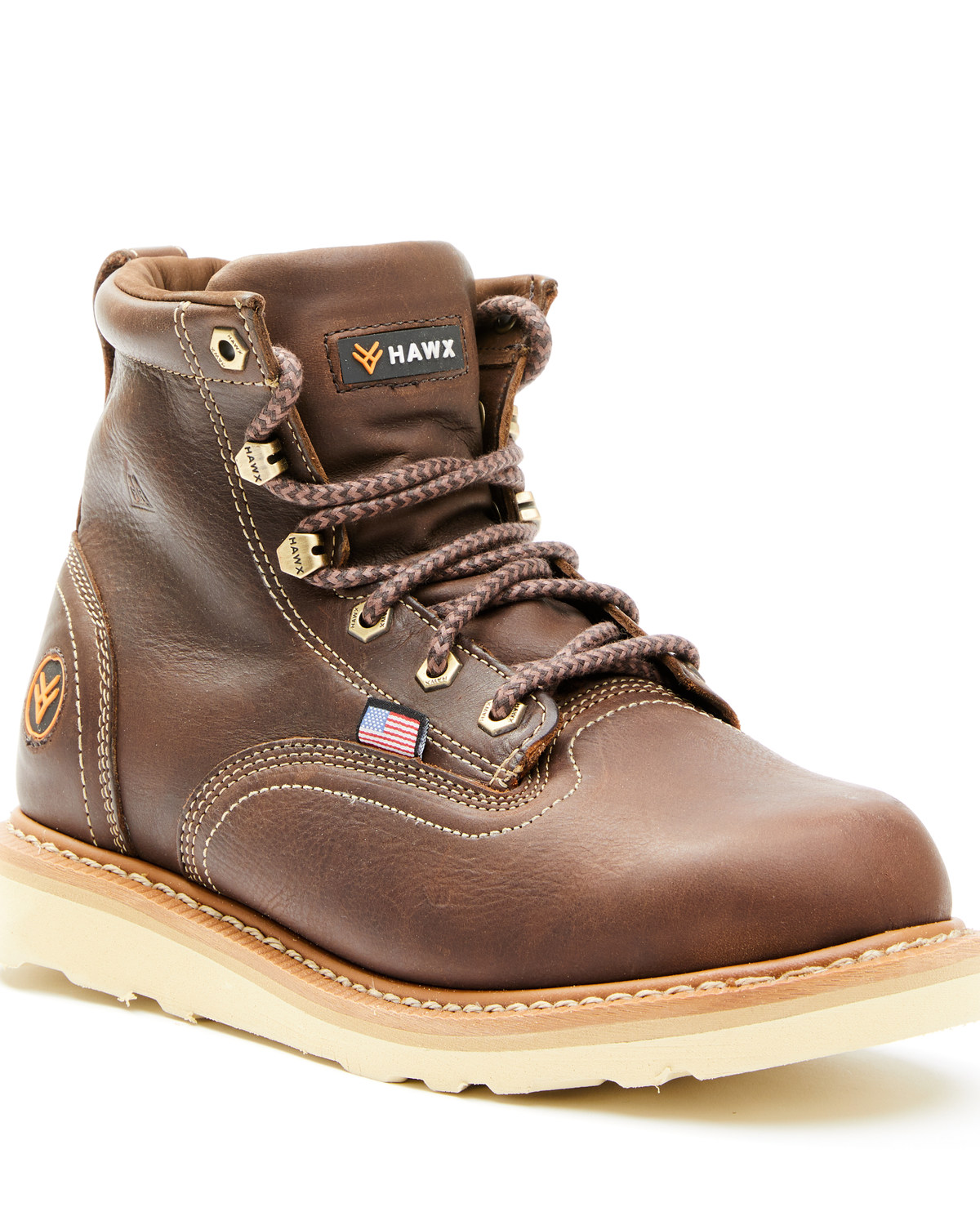 Hawx Men's USA Wedge Work Boots - Soft Toe