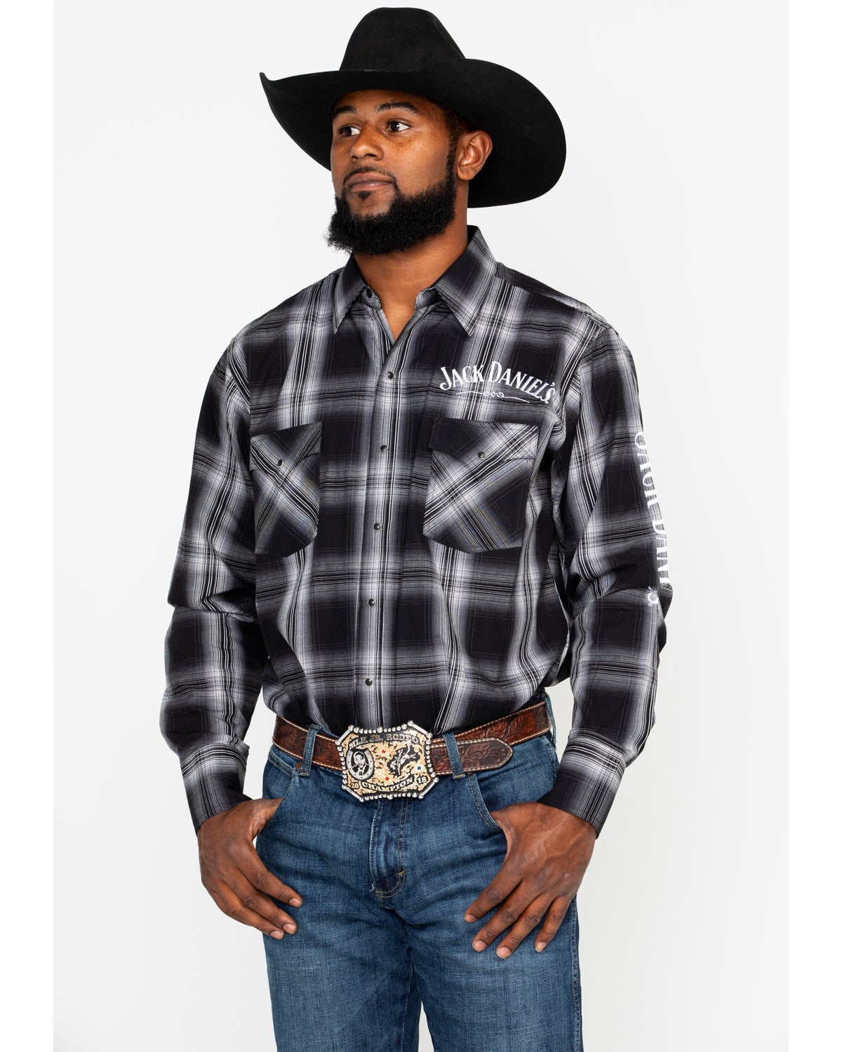 Jack Daniel's Men's Charcoal Textured 